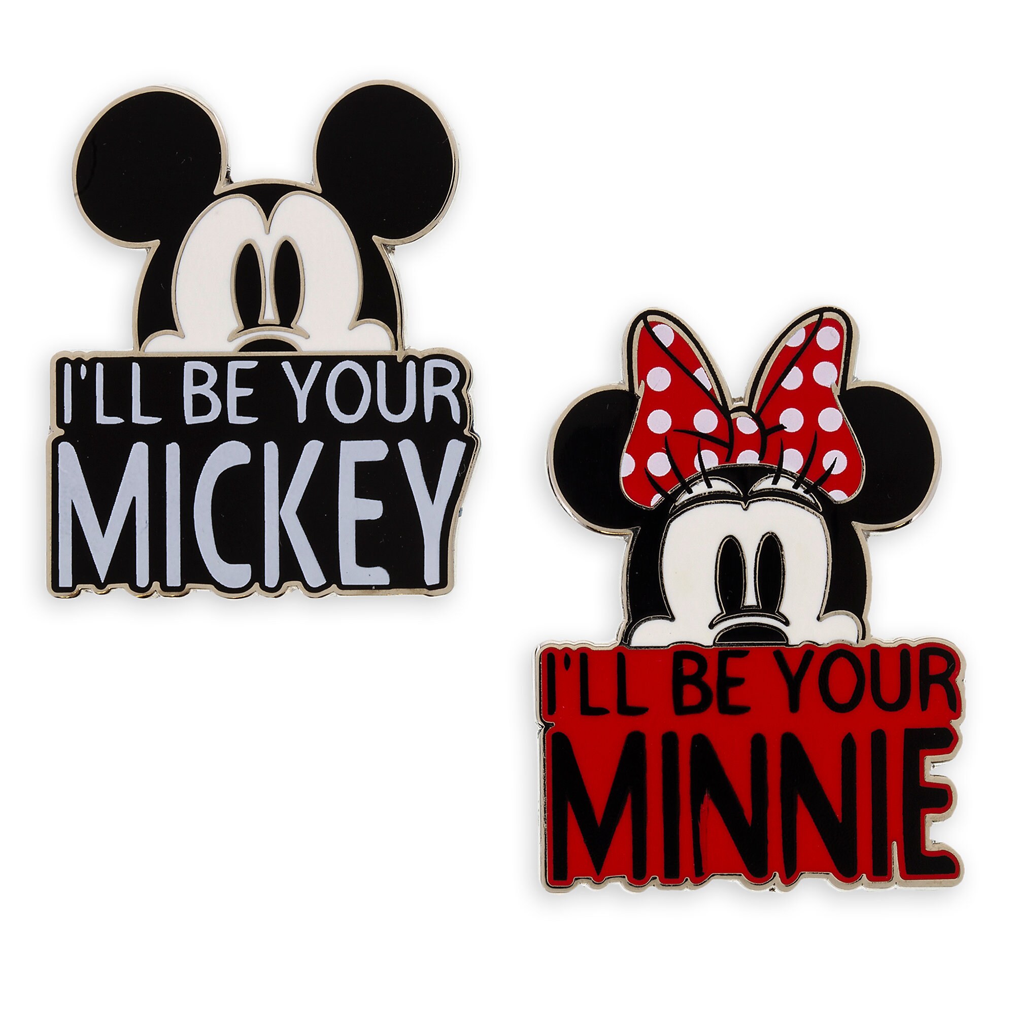 Mickey and Minnie Mouse Pin Set