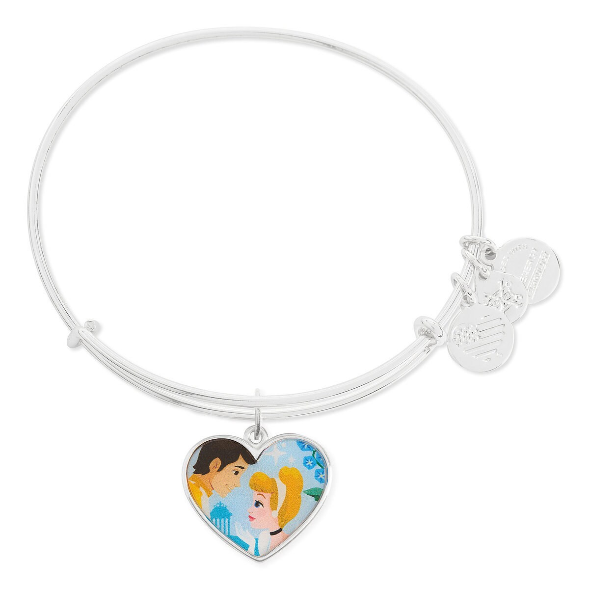 ALEX AND ANI Bangles Featuring Disney Princess Couples