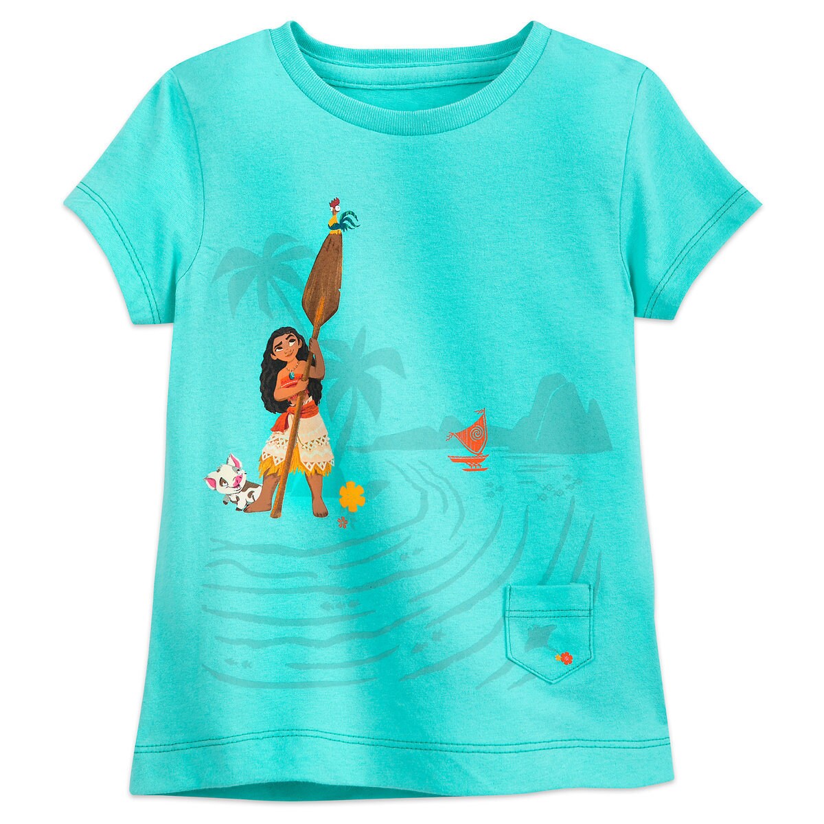 Moana T-Shirt for Girls - Sea Green