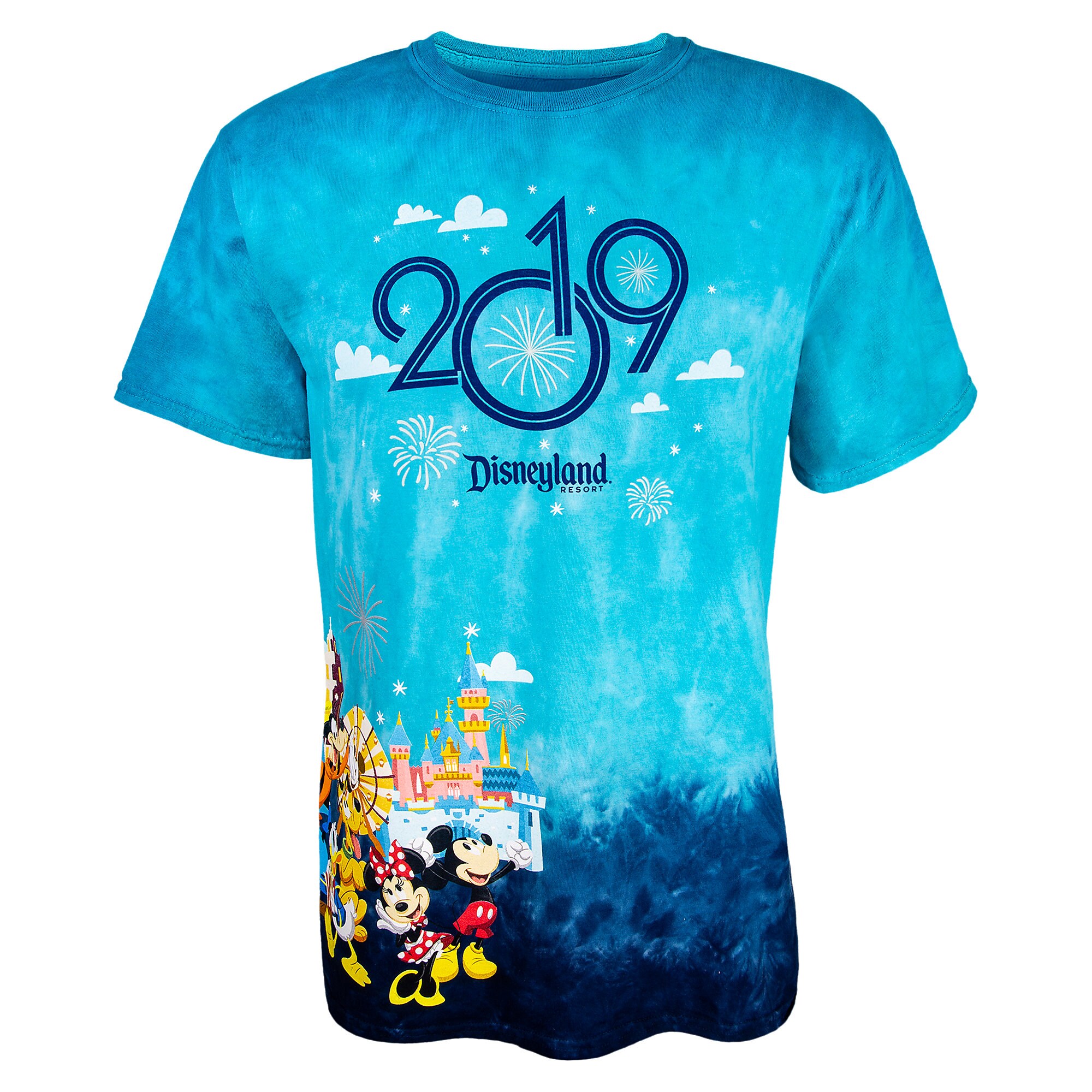 Mickey Mouse and Friends Tie-Dye T-Shirt for Adults - Disneyland 2019