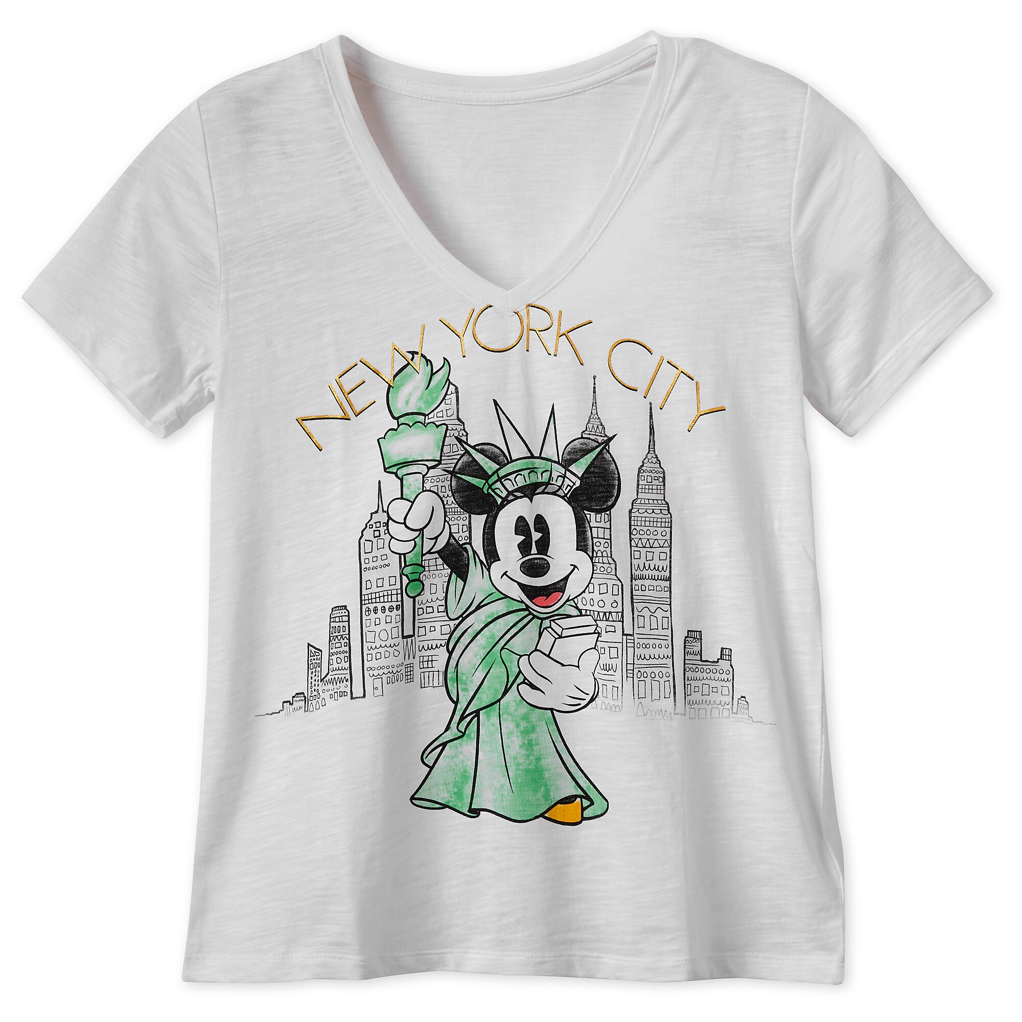 Minnie Mouse Statue of Liberty T-Shirt for Women - New York City