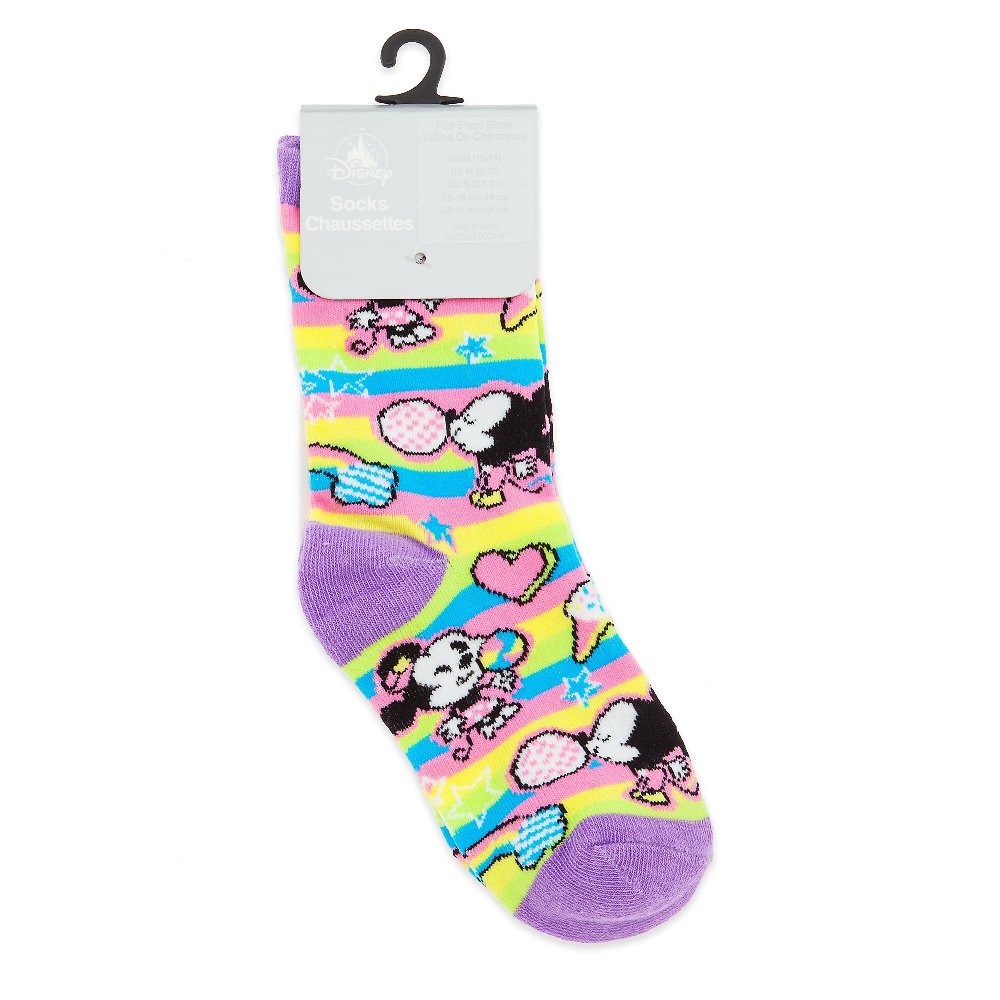 Mickey and Minnie Mouse Crew Socks for Girls