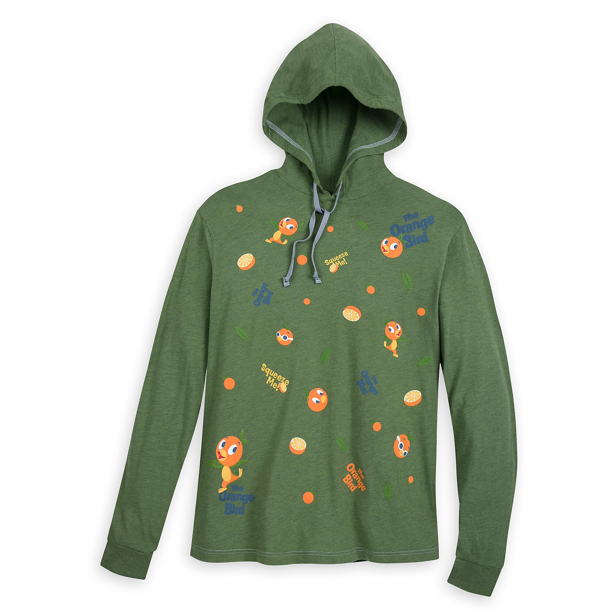 Orange Bird Pullover Hoodie for Men