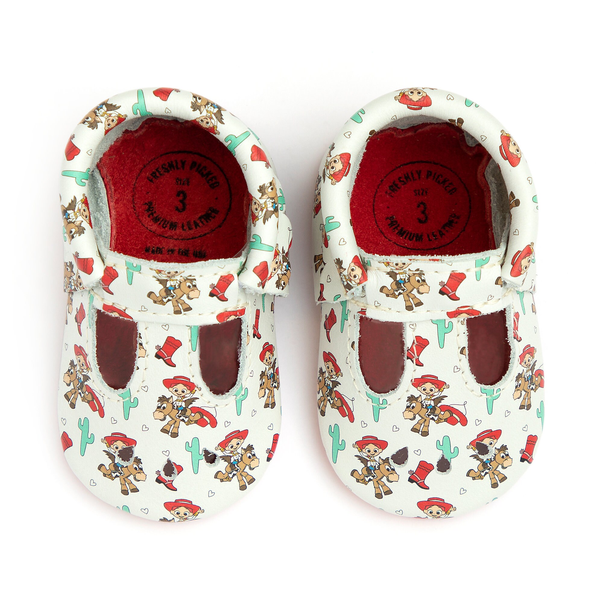 Jessie and Bullseye Mary Jane Moccasins for Baby by Freshly Picked
