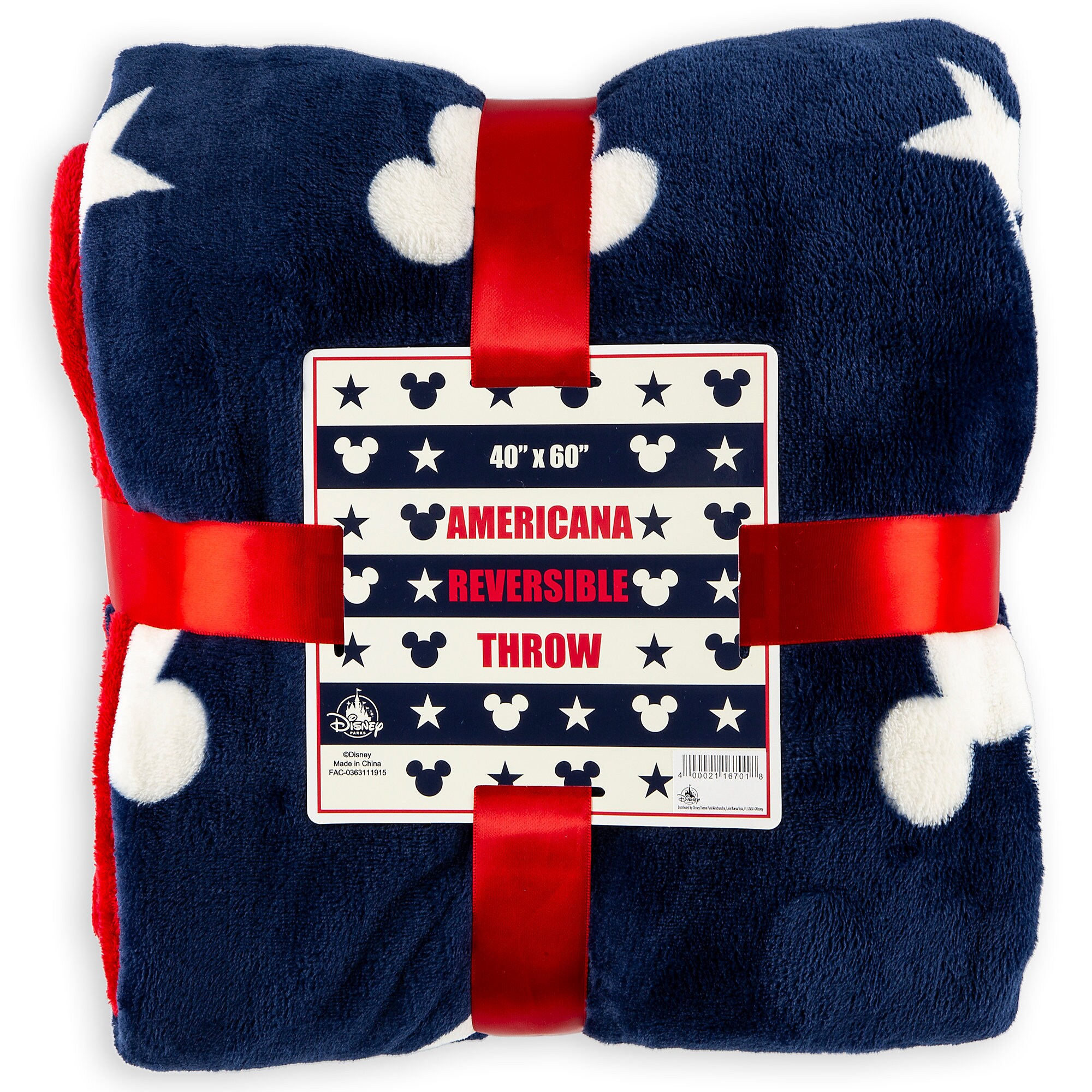 Mickey Mouse Americana Reversible Throw