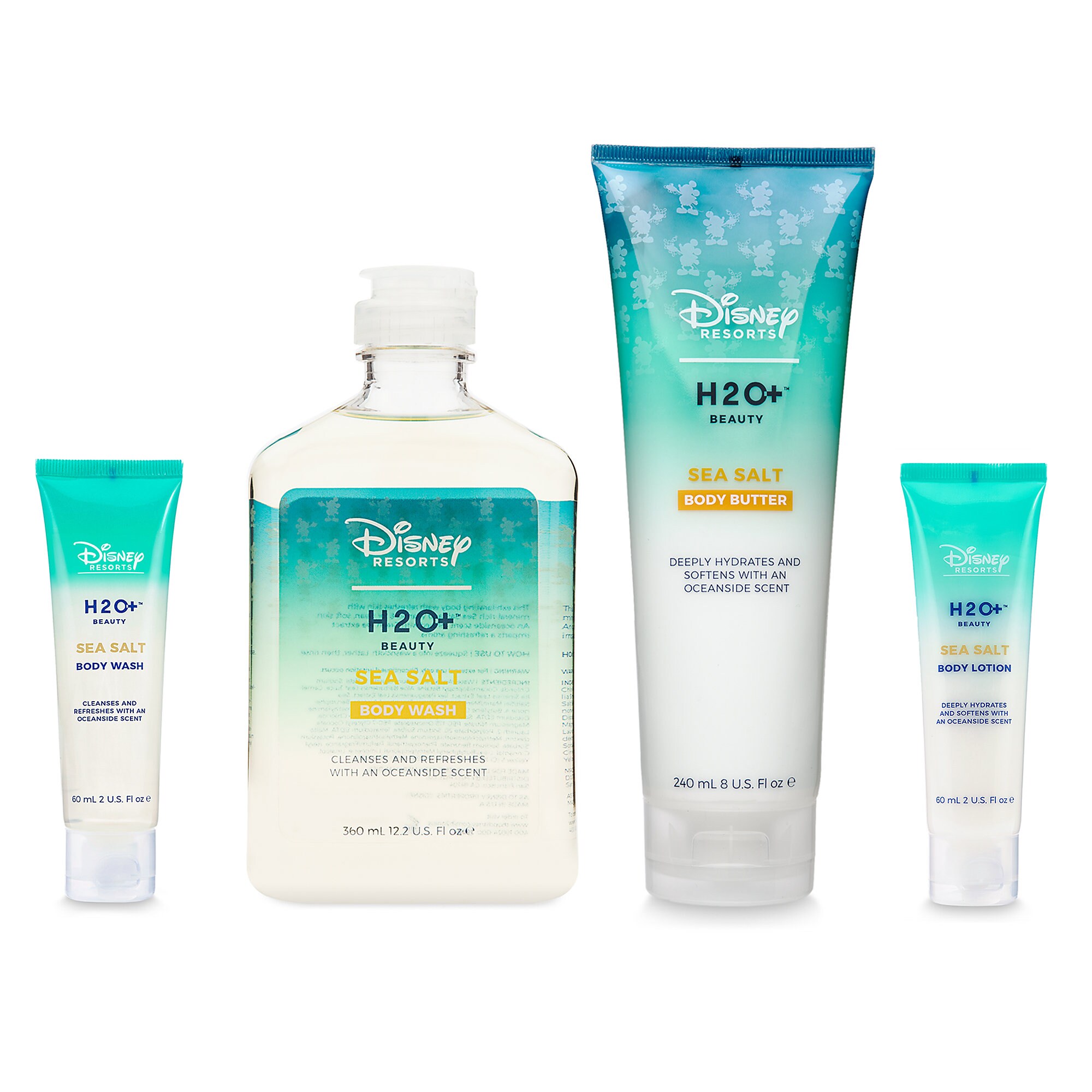 Sea Salt Body Wash, Body Butter and Body Lotion Set by H2O+