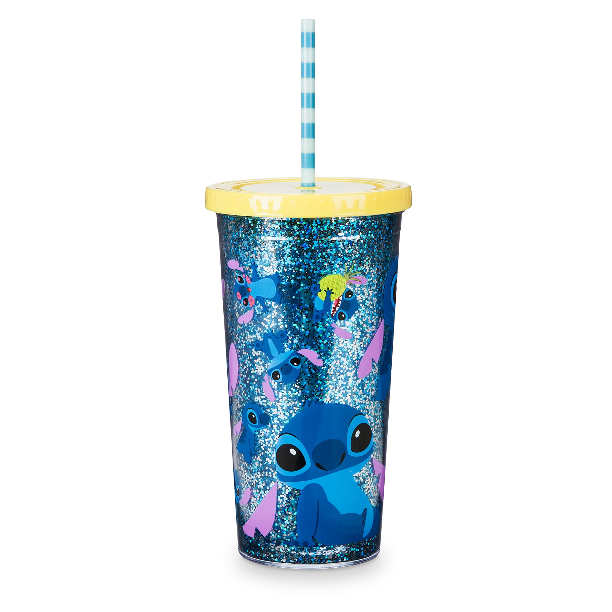 Stitch Tumbler with Straw - Large