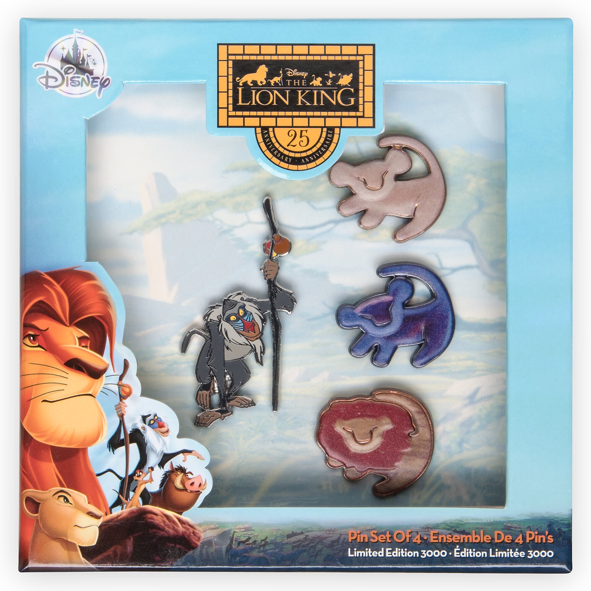The Lion King 25th Anniversary Pin Set - Limited Edition