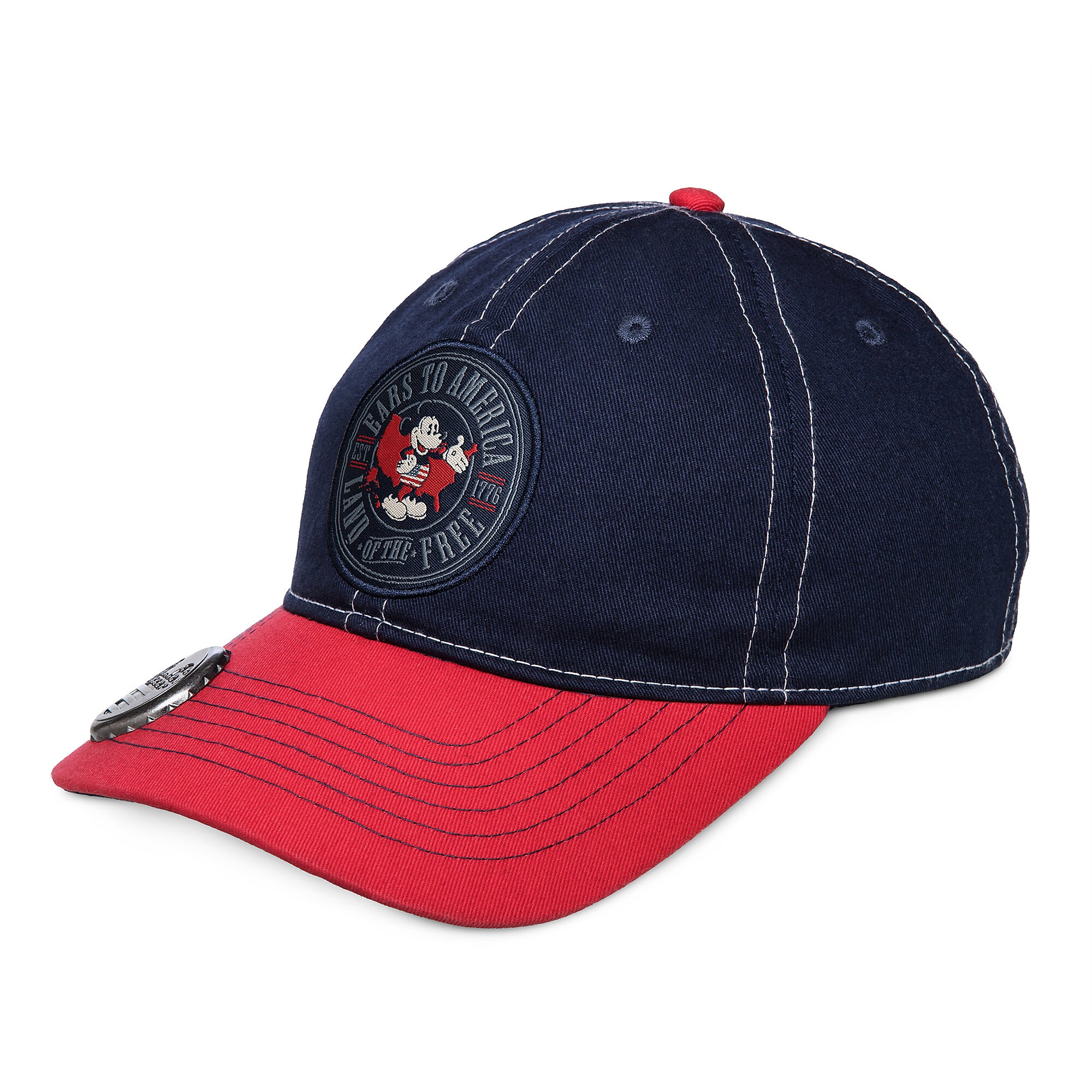 Mickey Mouse Americana Baseball Cap with Bottle Opener for Adults - Walt Disney World