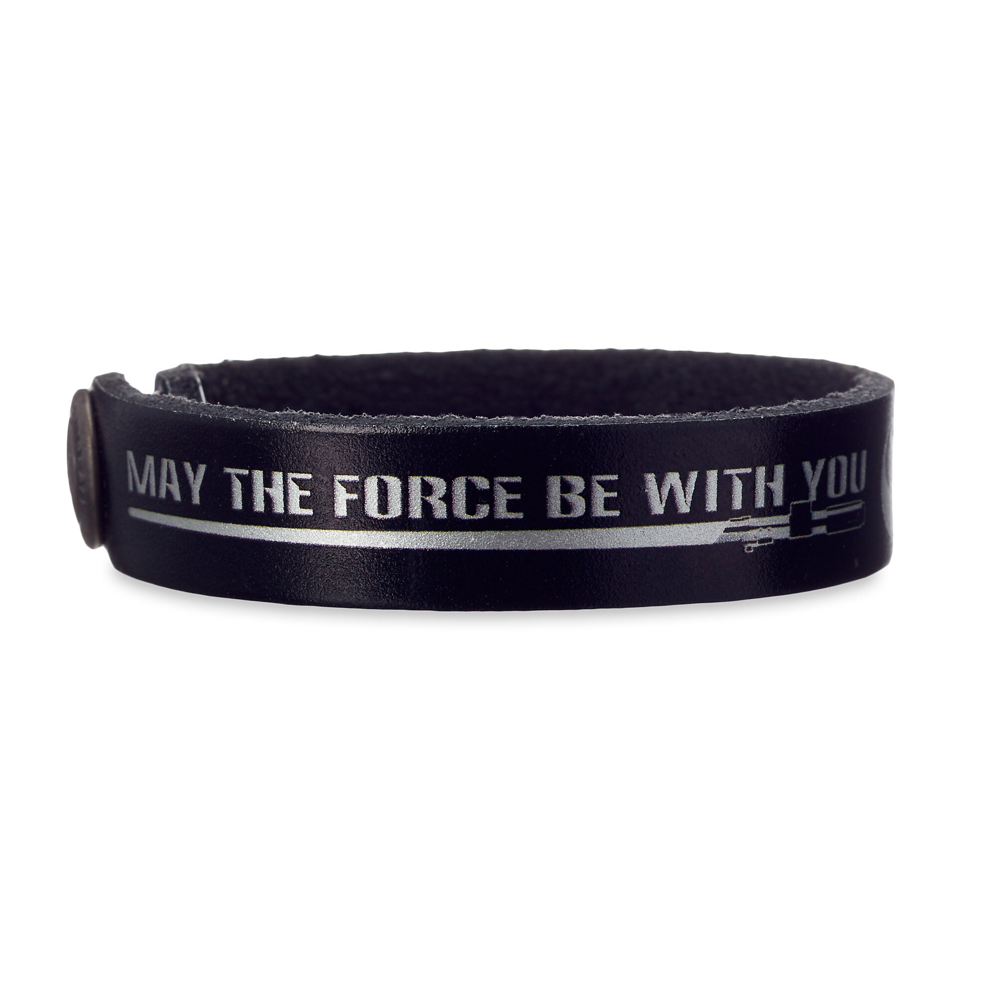 Star Wars Force Leather Bracelet - Personalizable