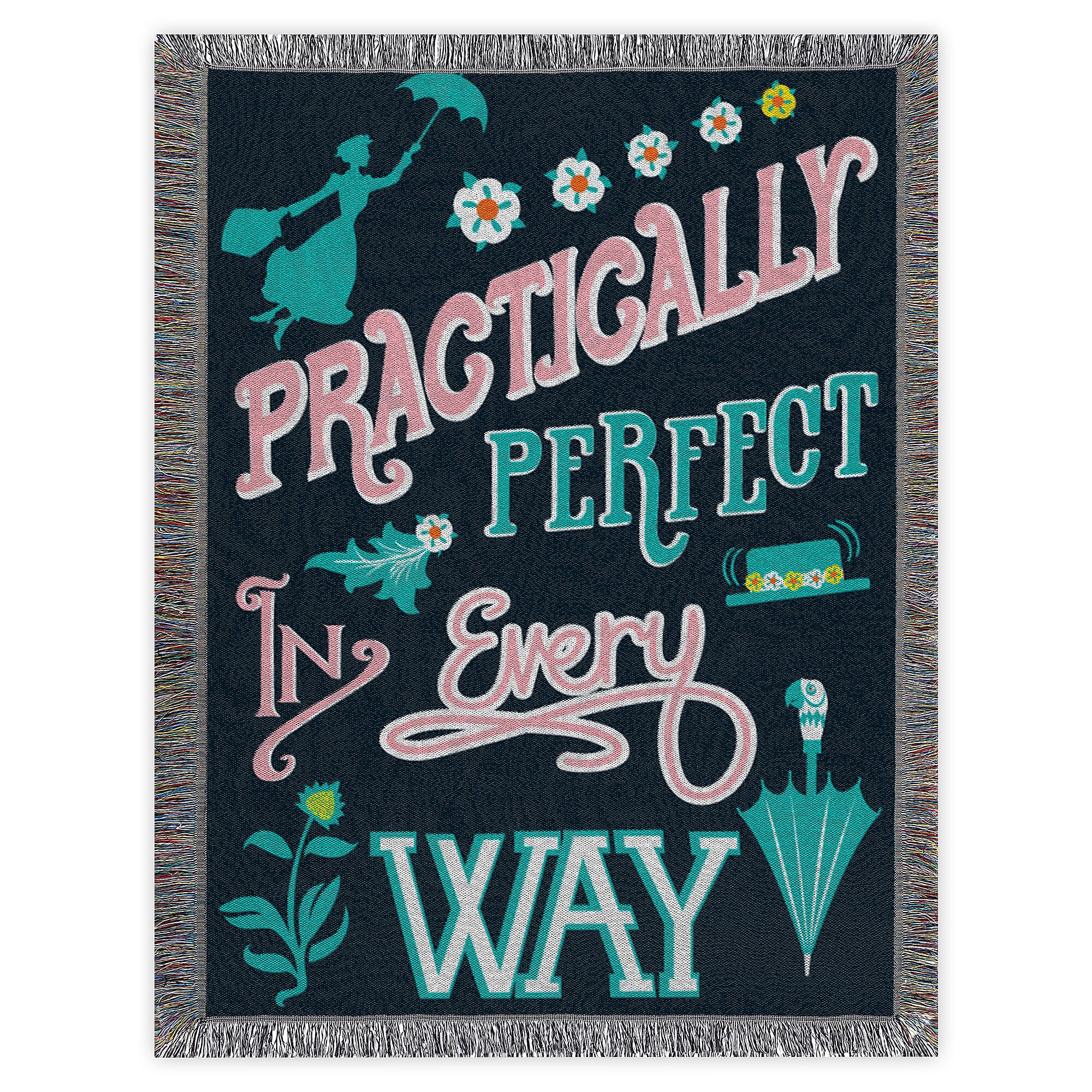 Mary Poppins Woven Tapestry Throw