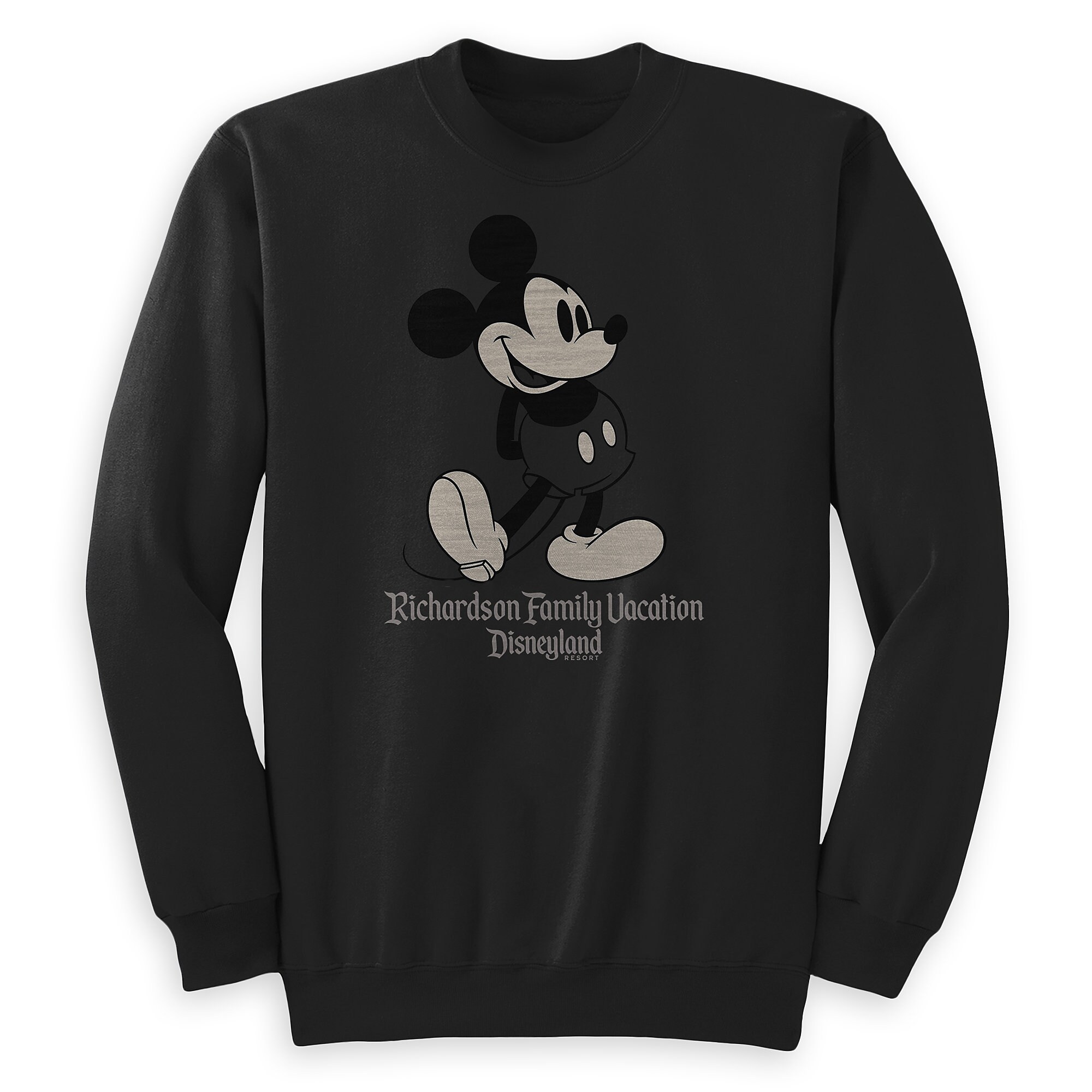 Adults' Mickey Mouse Family Vacation Pullover - Disneyland - Customized