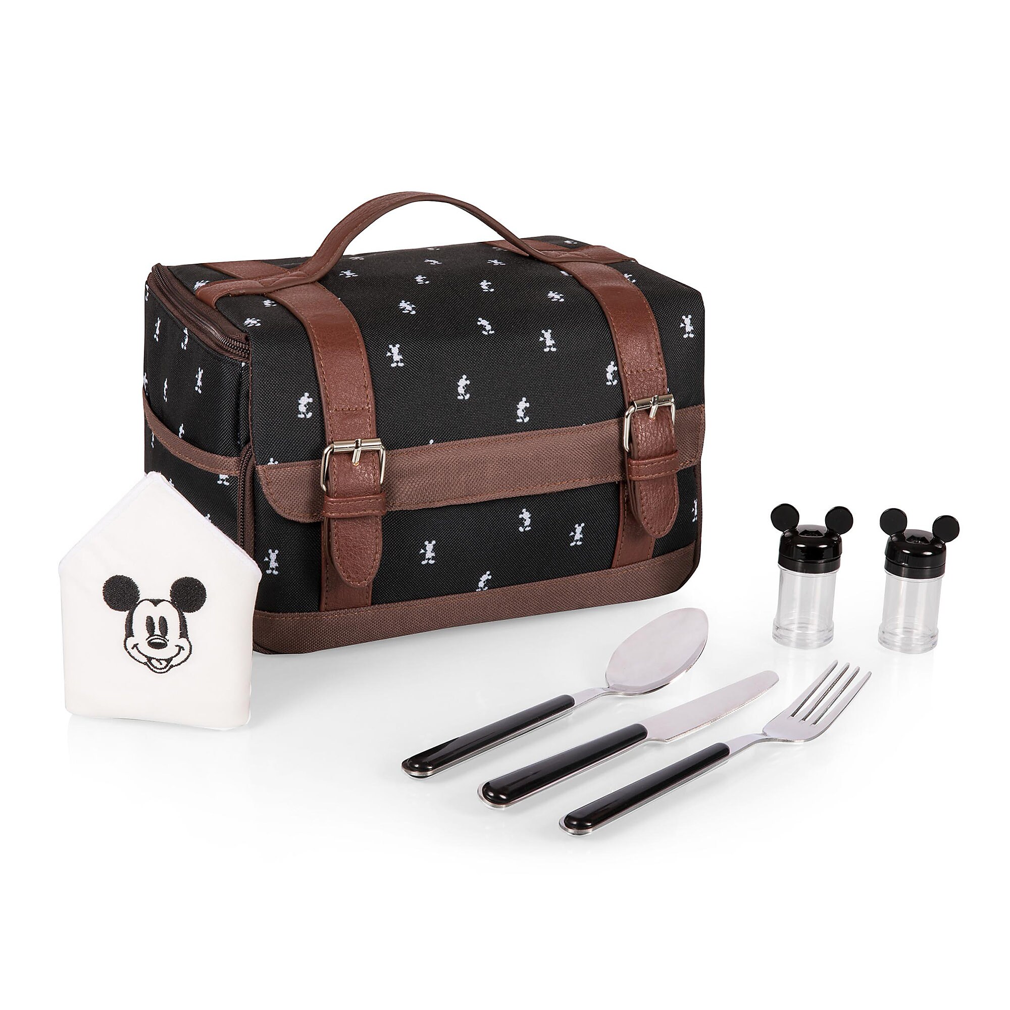 Mickey Mouse Lunch Box with Utensils