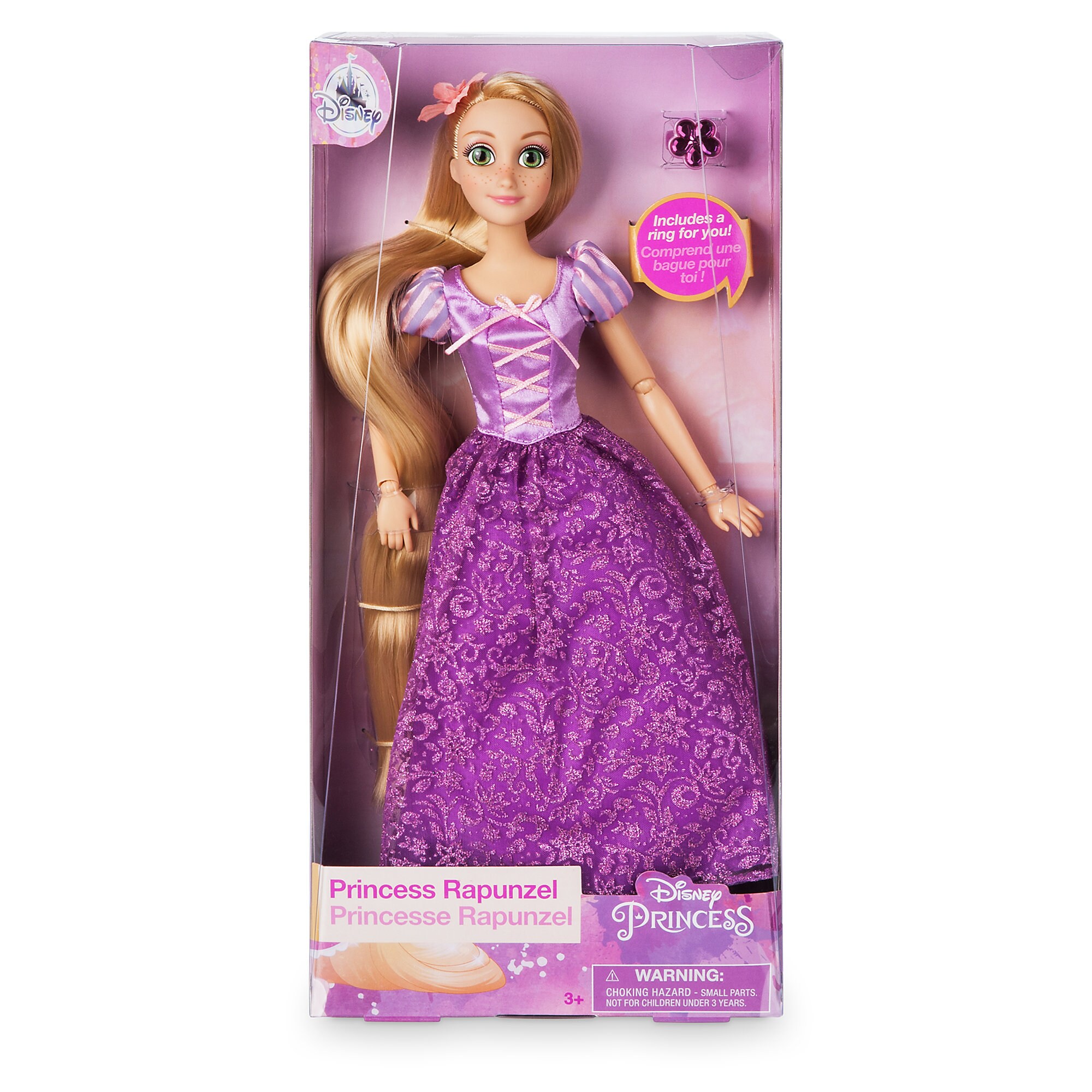 Rapunzel Classic Doll with Ring - Tangled - 11 1/2''