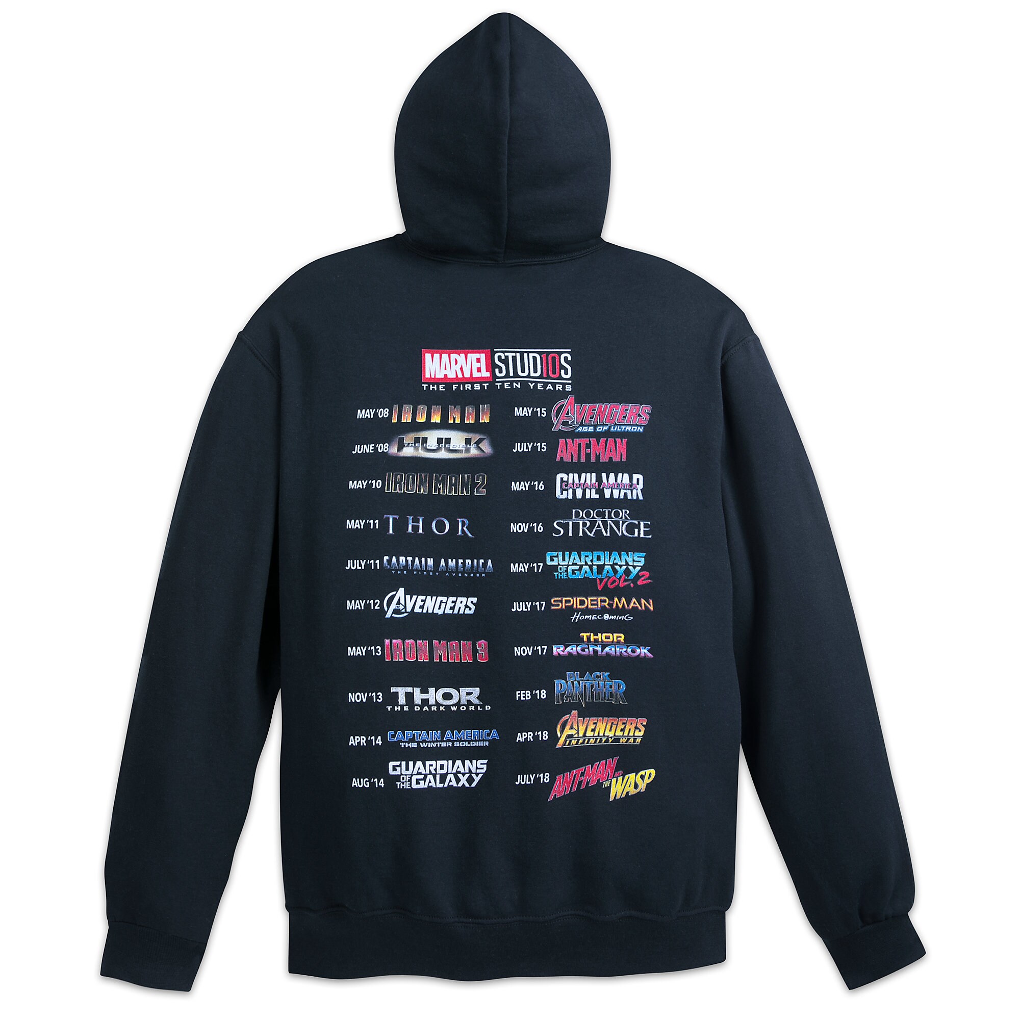Marvel Studios 10th Anniversary Hoodie for Adults