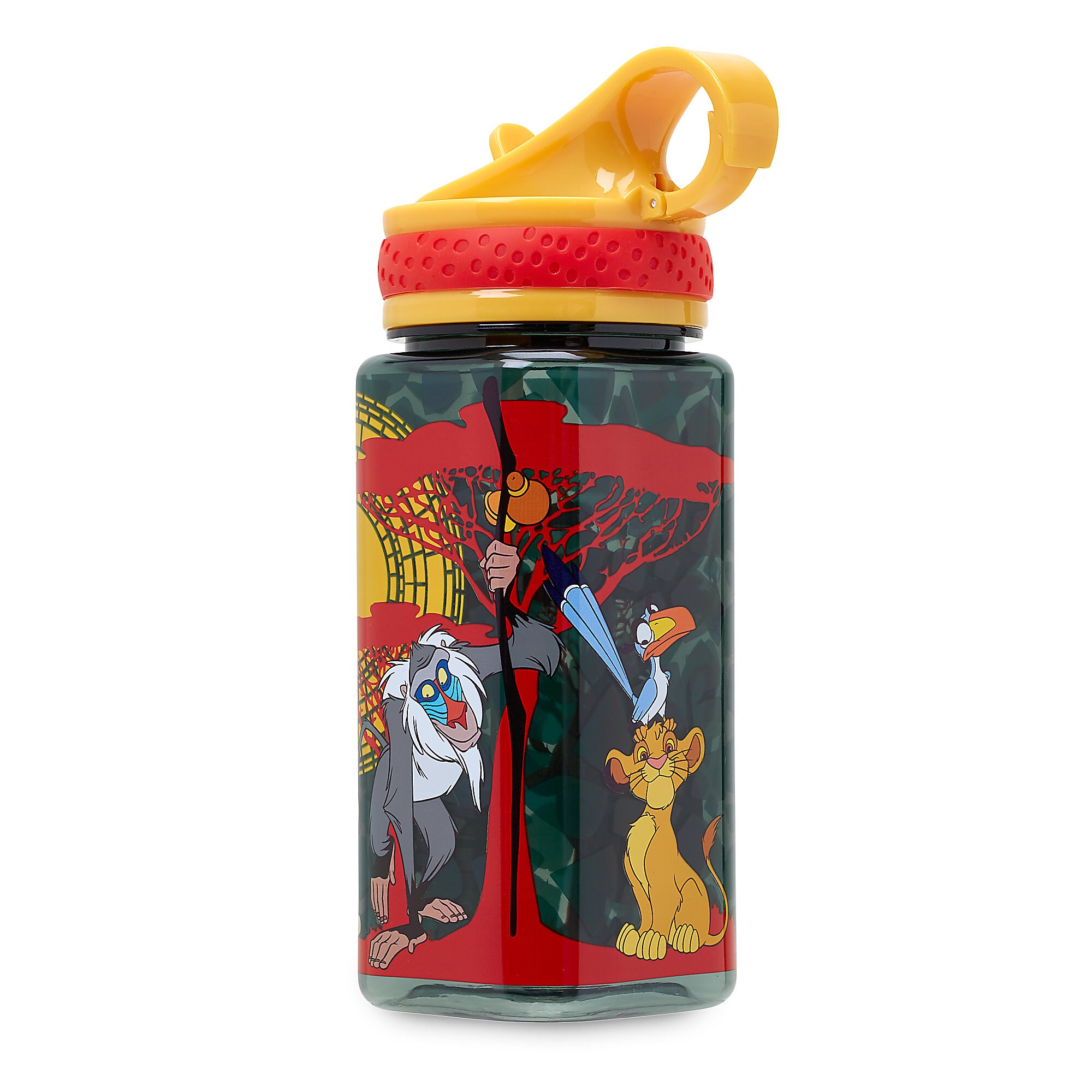 The Lion King Water Bottle with Built-In Straw