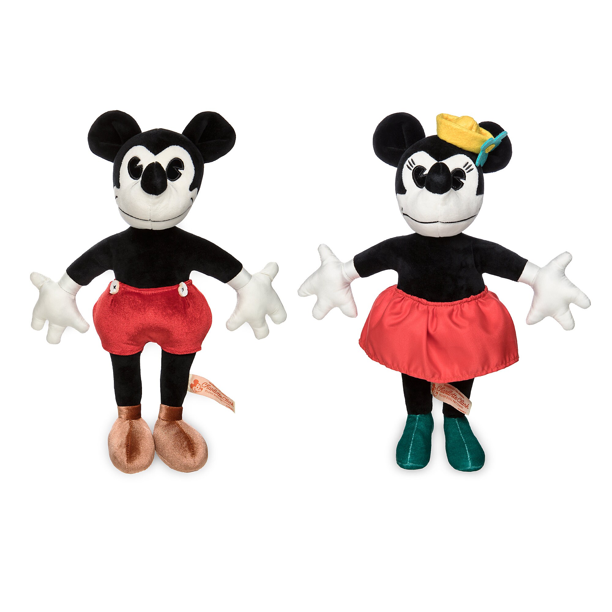 Mickey and Minnie Mouse Collectible Plush Doll Set - Limited Release
