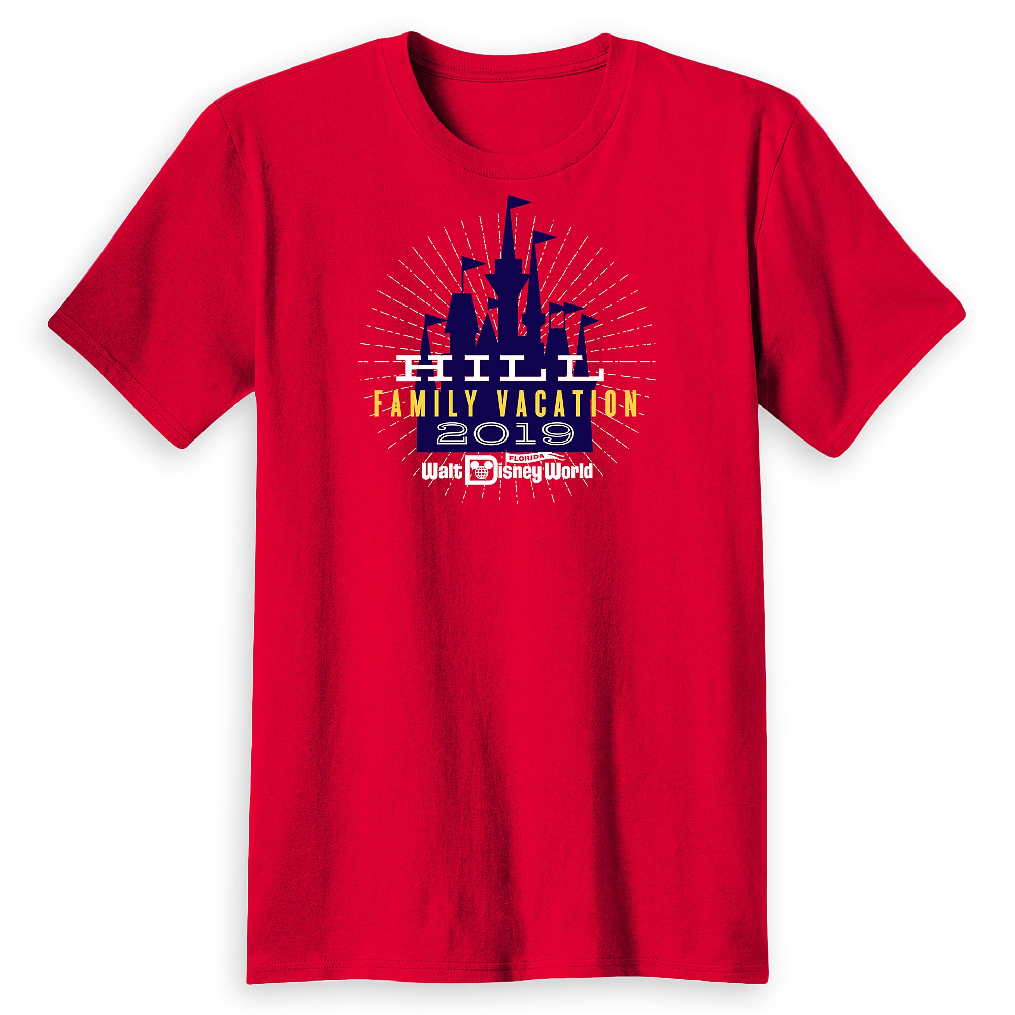 Adults' Cinderella Castle Family Vacation T-Shirt - Walt Disney World - 2019 - Customized