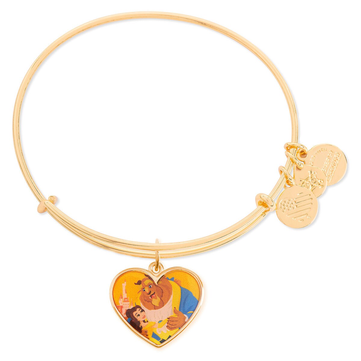 ALEX AND ANI Bangles Featuring Disney Princess Couples