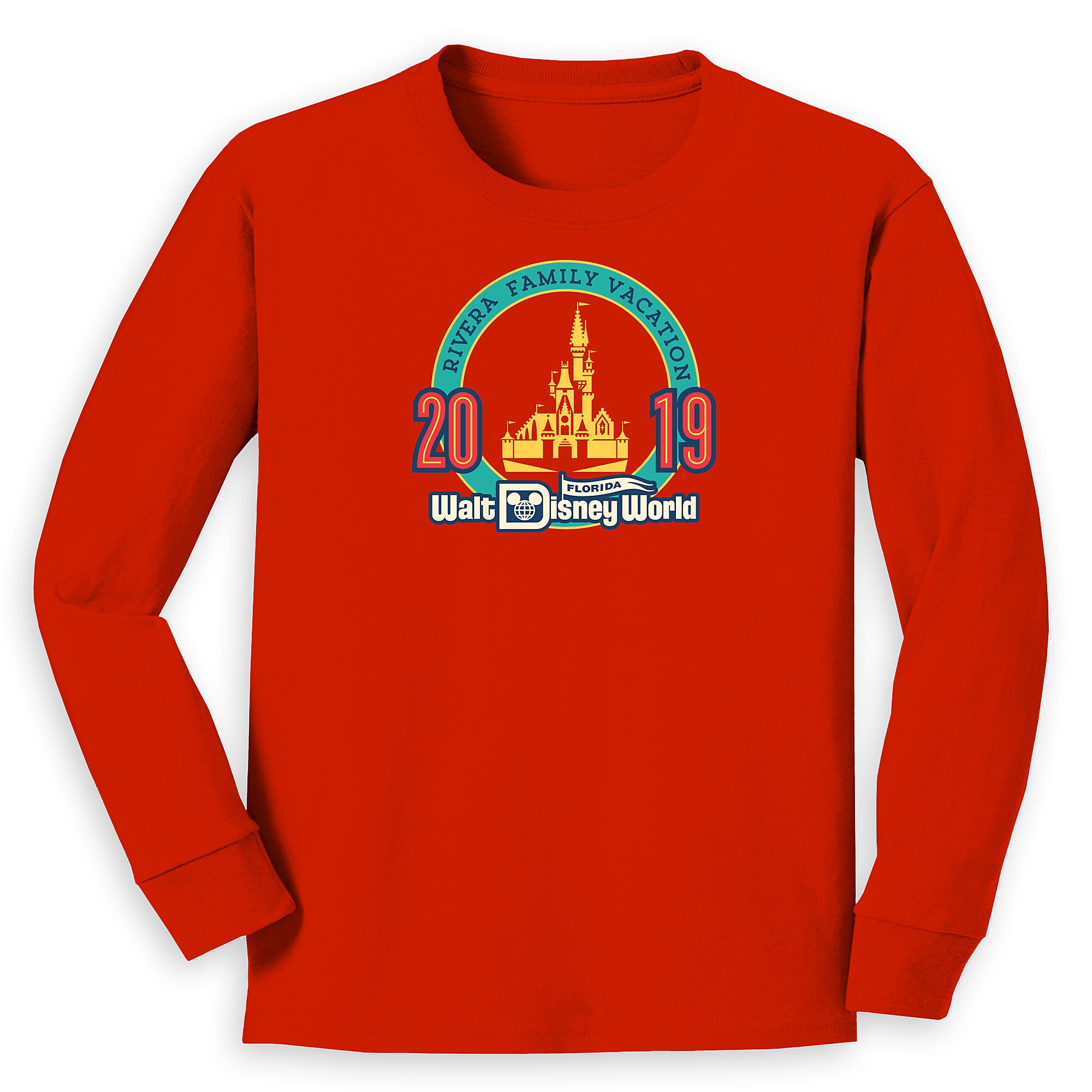 Kids' Cinderella Castle Family Vacation Long Sleeve Shirt - Walt Disney World - 2019 - Customized