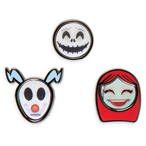 Tim Burton's The Nightmare Before Christmas Disney Emoji Mini Pin Set