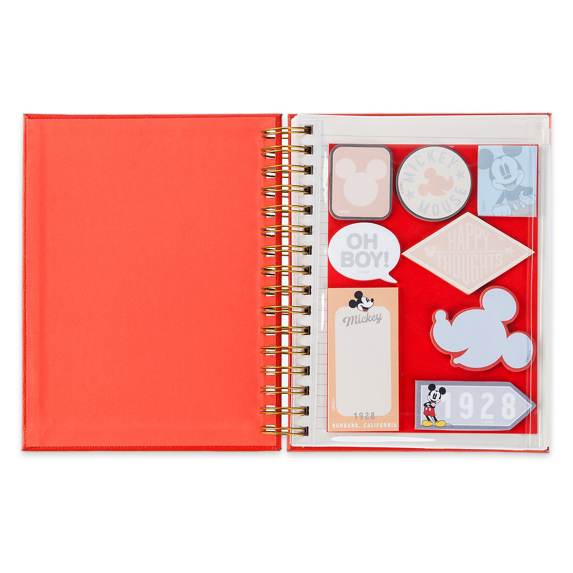 Mickey Mouse Journal with Sticky Notes