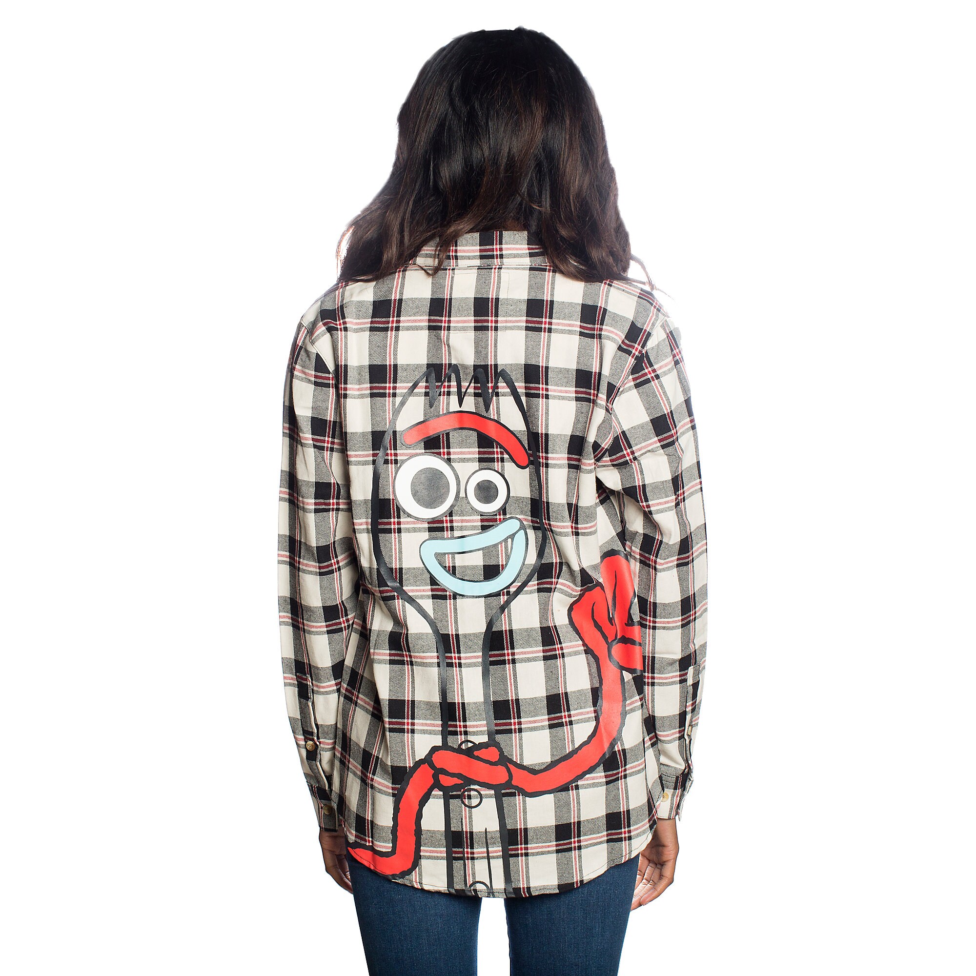 Forky Flannel Shirt for Adults by Cakeworthy - Toy Story 4