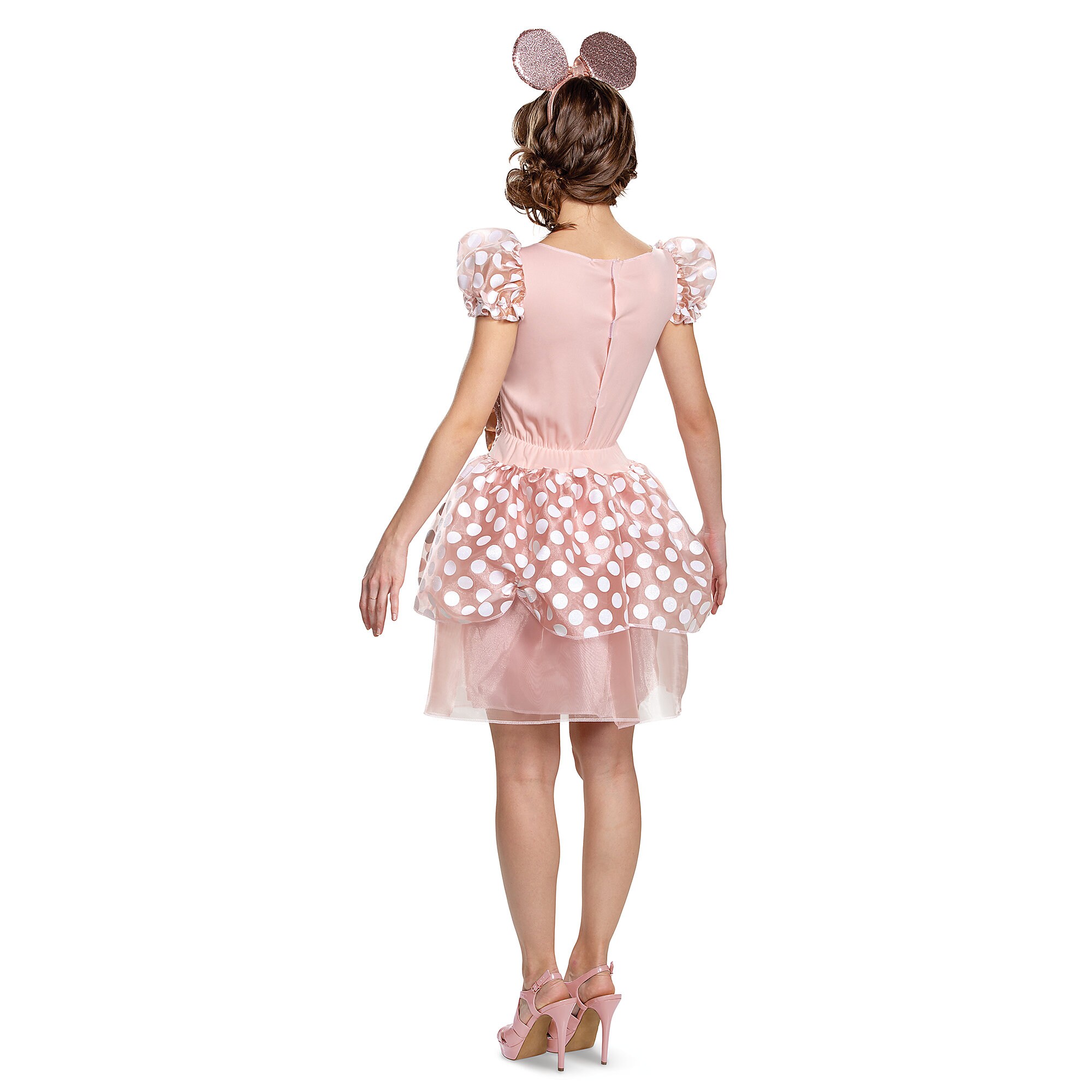 Minnie Mouse Rose Gold Costume for Adults by Disguise