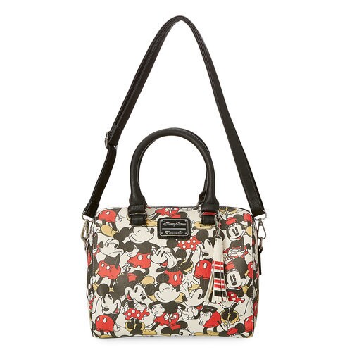 Mickey and Minnie Mouse Satchel by Loungefly | shopDisney