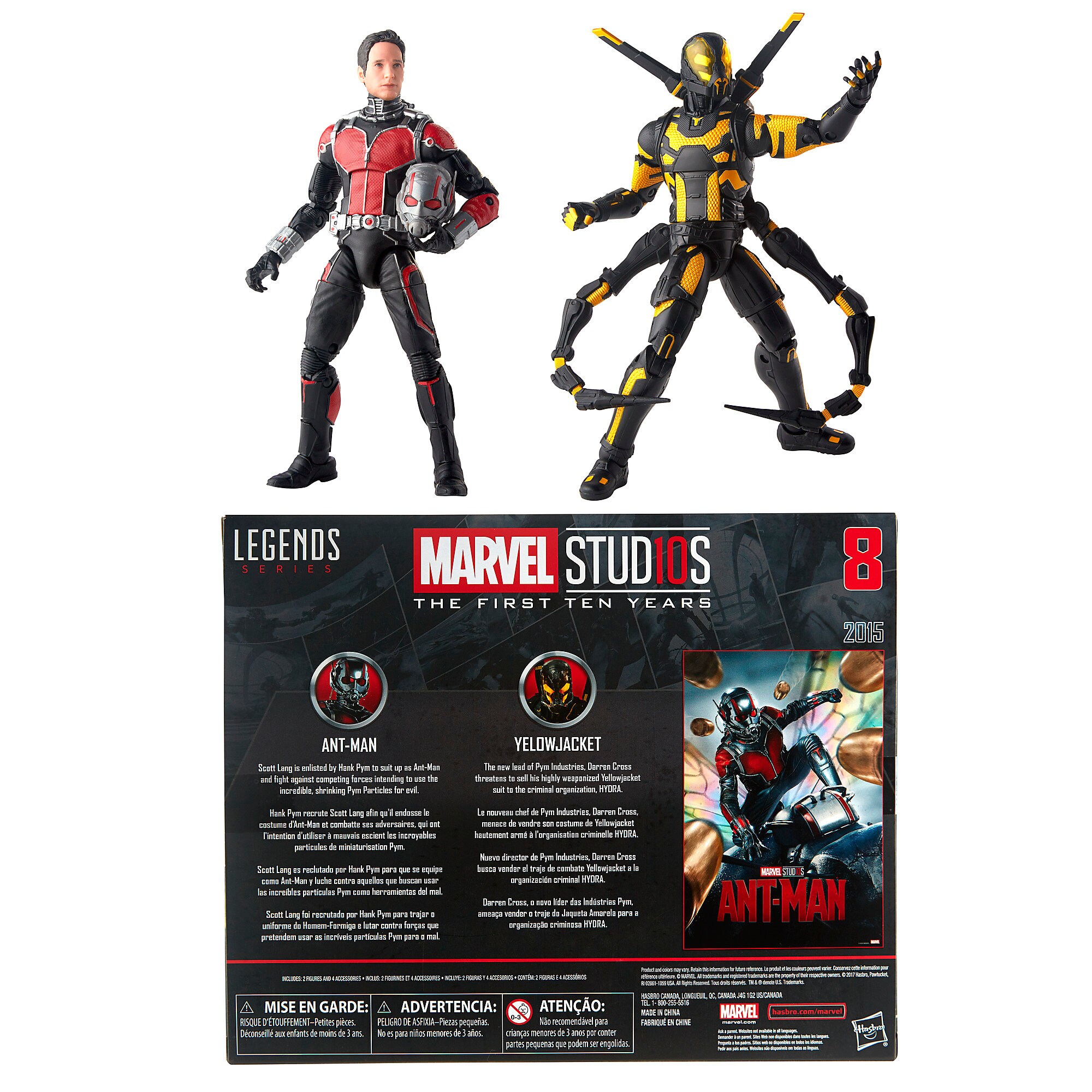 Ant-Man and Yellow Jacket Action Figure Set - Legends Series - Marvel Studios 10th Anniversary