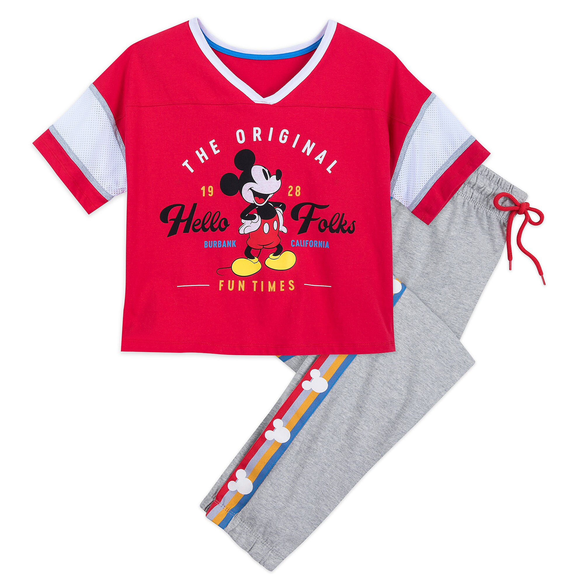 Mickey Mouse Pajama Set for Women