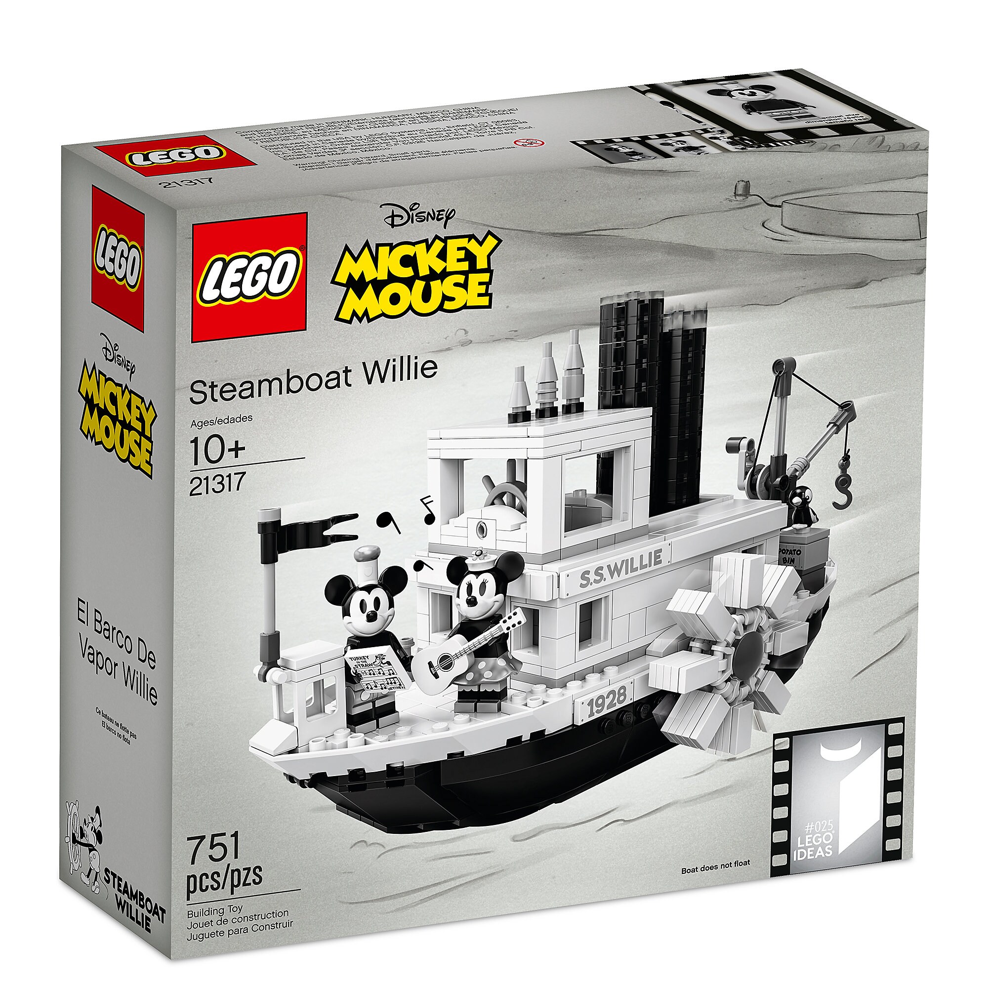 Mickey Mouse Steamboat Willie Set by LEGO