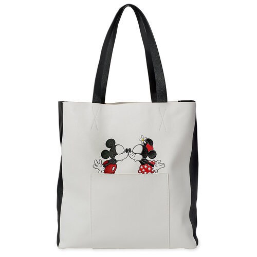 Mickey And Minnie Mouse Faux Leather Tote Bag For Adults Shopdisney 4193