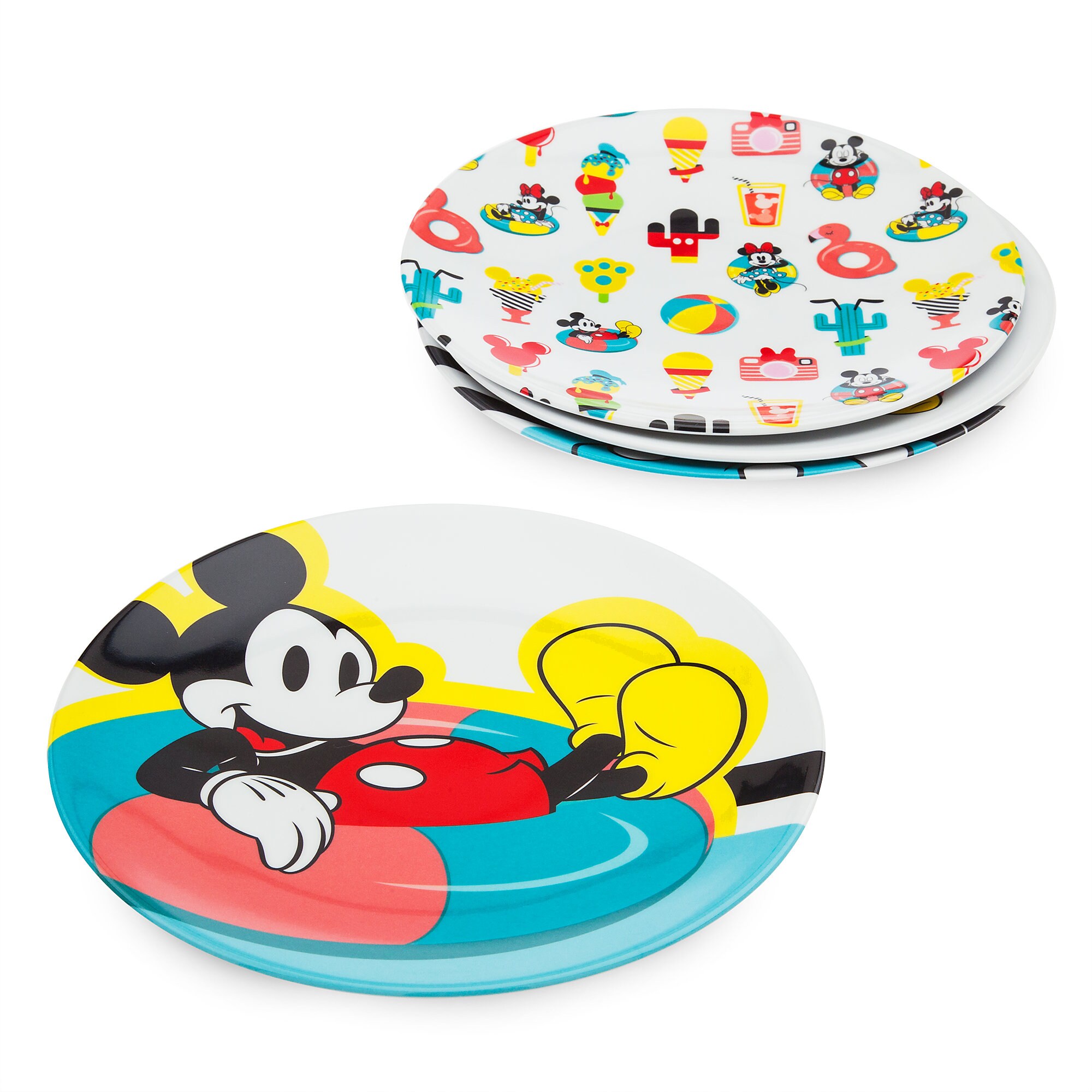 Mickey and Minnie Mouse Plate Set - Disney Eats