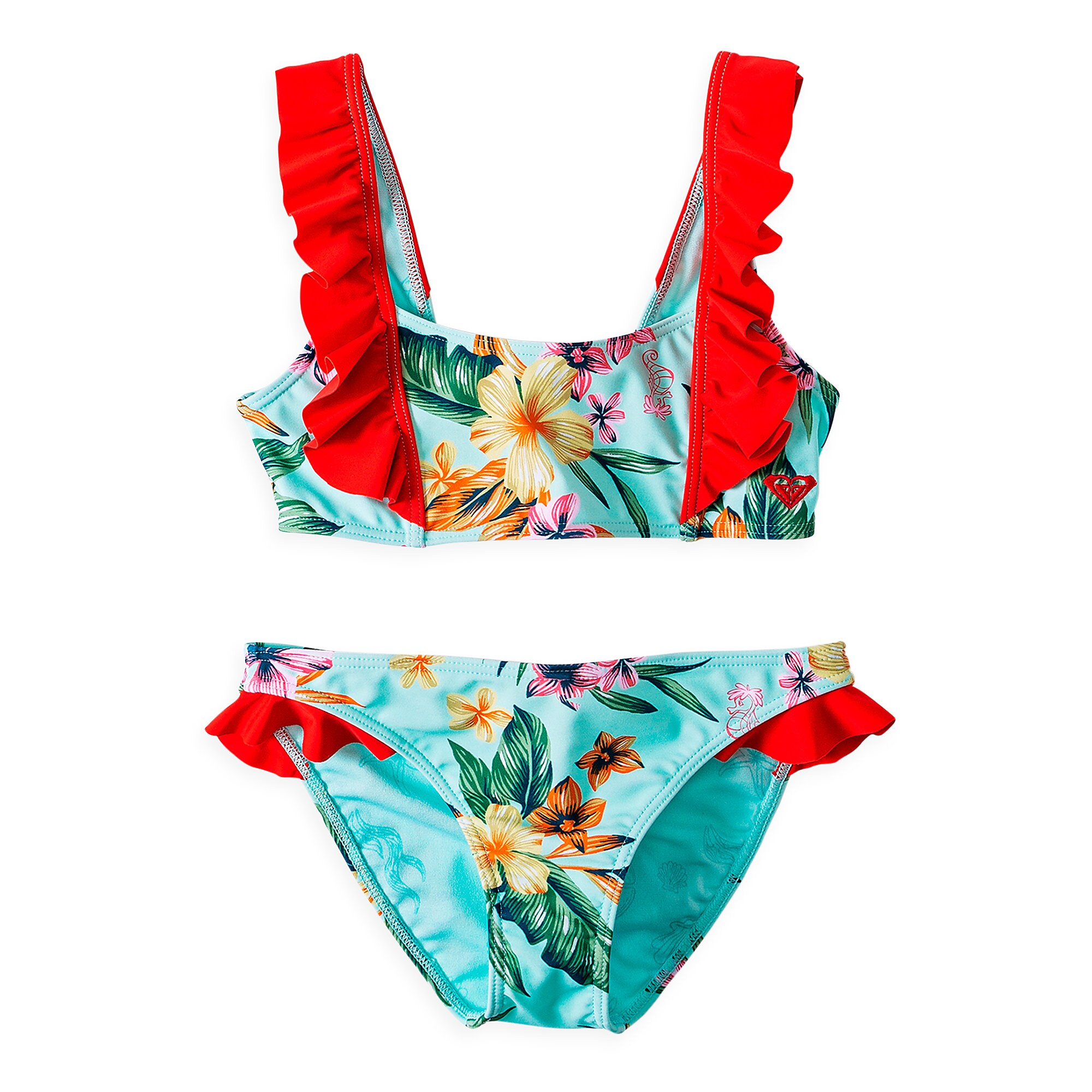 The Little Mermaid Floral Swimsuit for Girls by ROXY Girl is available ...