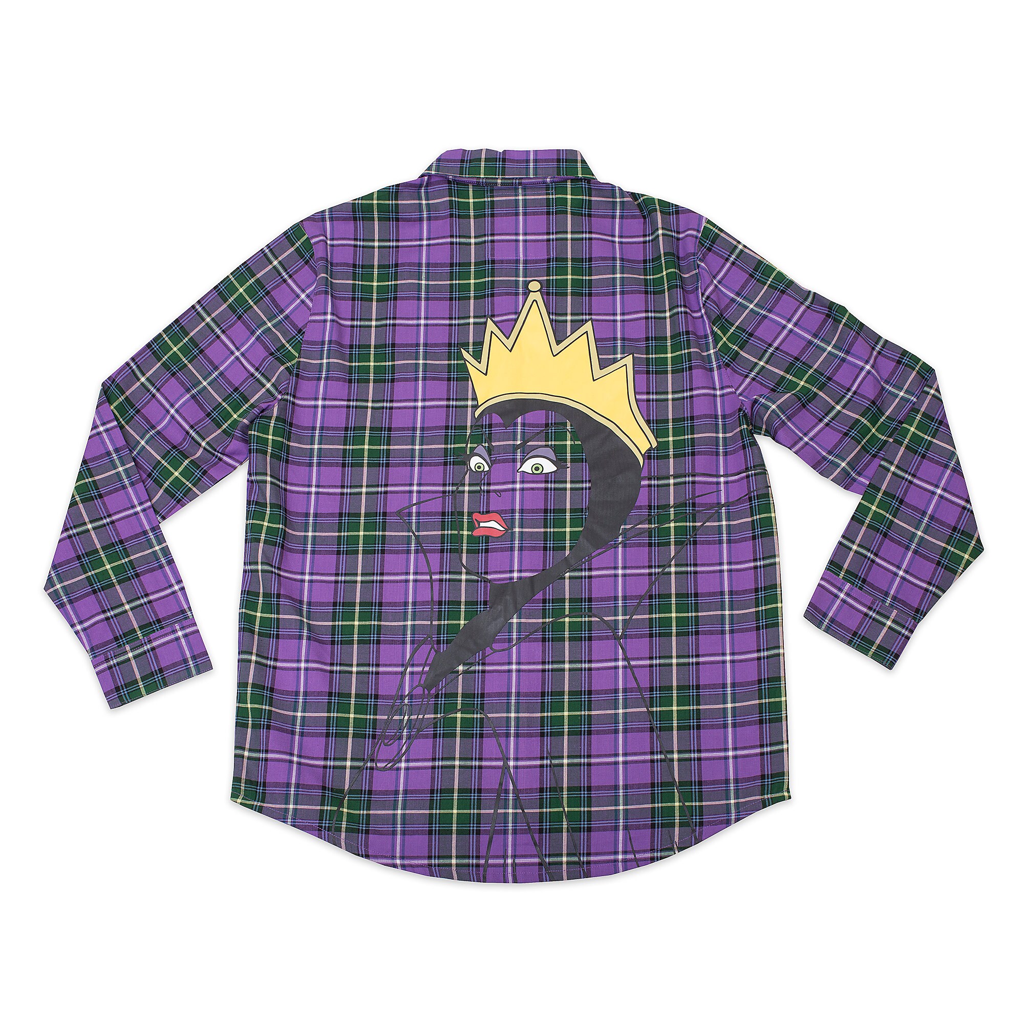 Evil Queen Flannel Shirt for Adults by Cakeworthy
