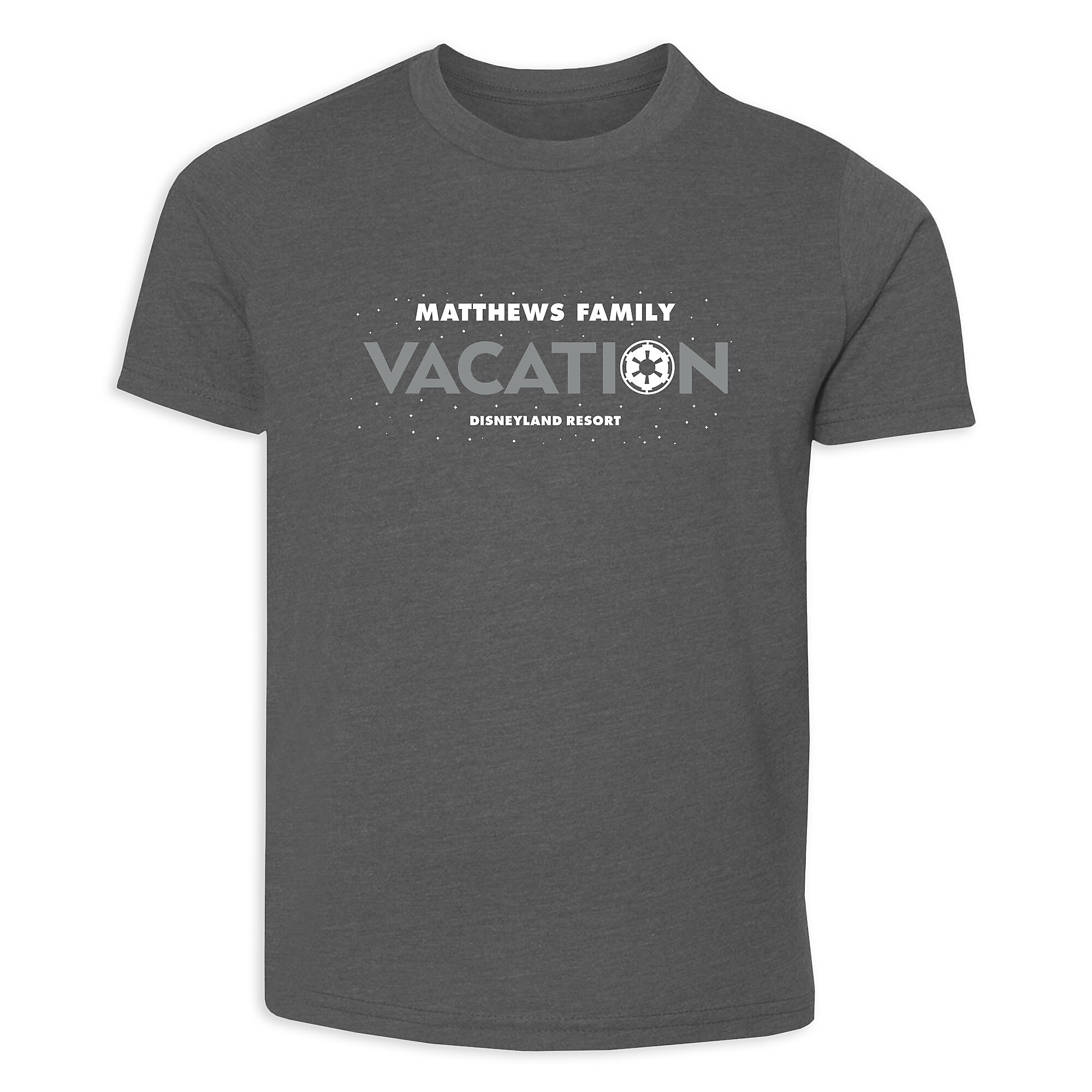 Youths' Star Wars Empire Family Vacation T-Shirt - Disneyland - Customized