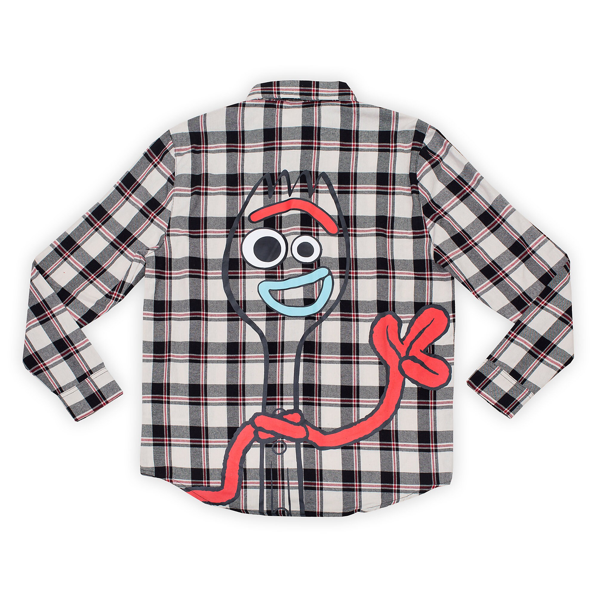 Forky Flannel Shirt for Adults by Cakeworthy - Toy Story 4