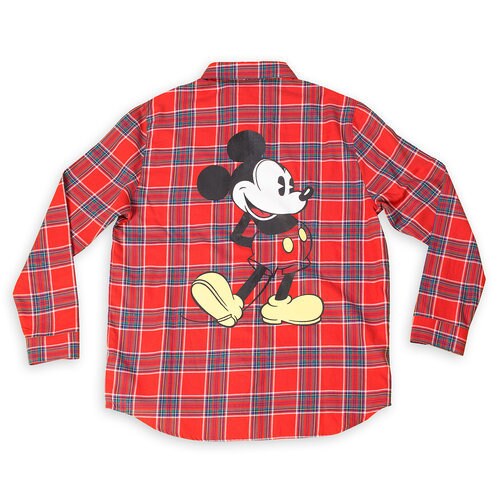 Mickey Mouse Flannel Shirt for Adults by Cakeworthy | shopDisney