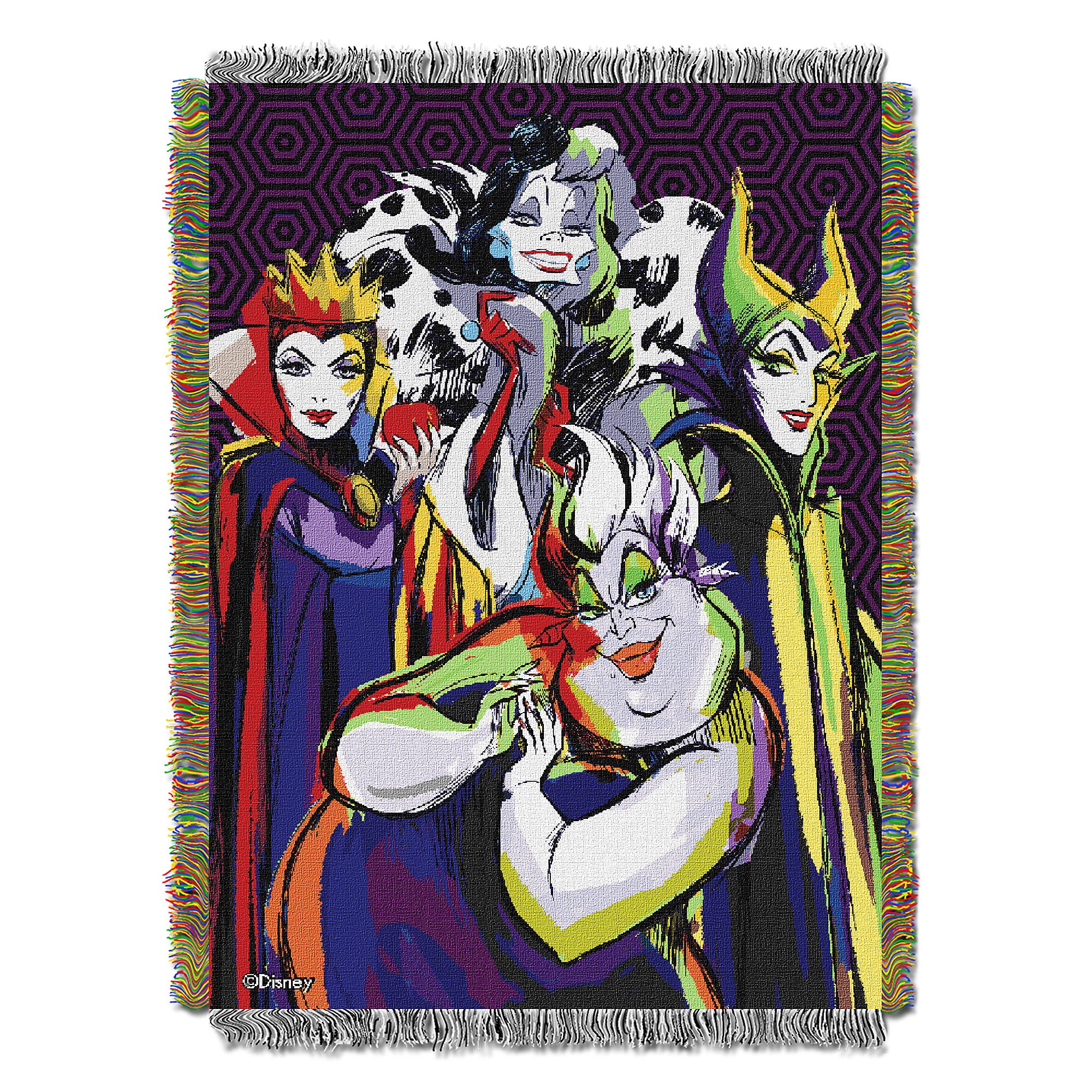 Disney Villains Woven Tapestry Throw