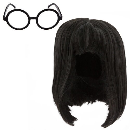 Edna Mode Wig and Eyeglasses Set for Adults - Incredibles 