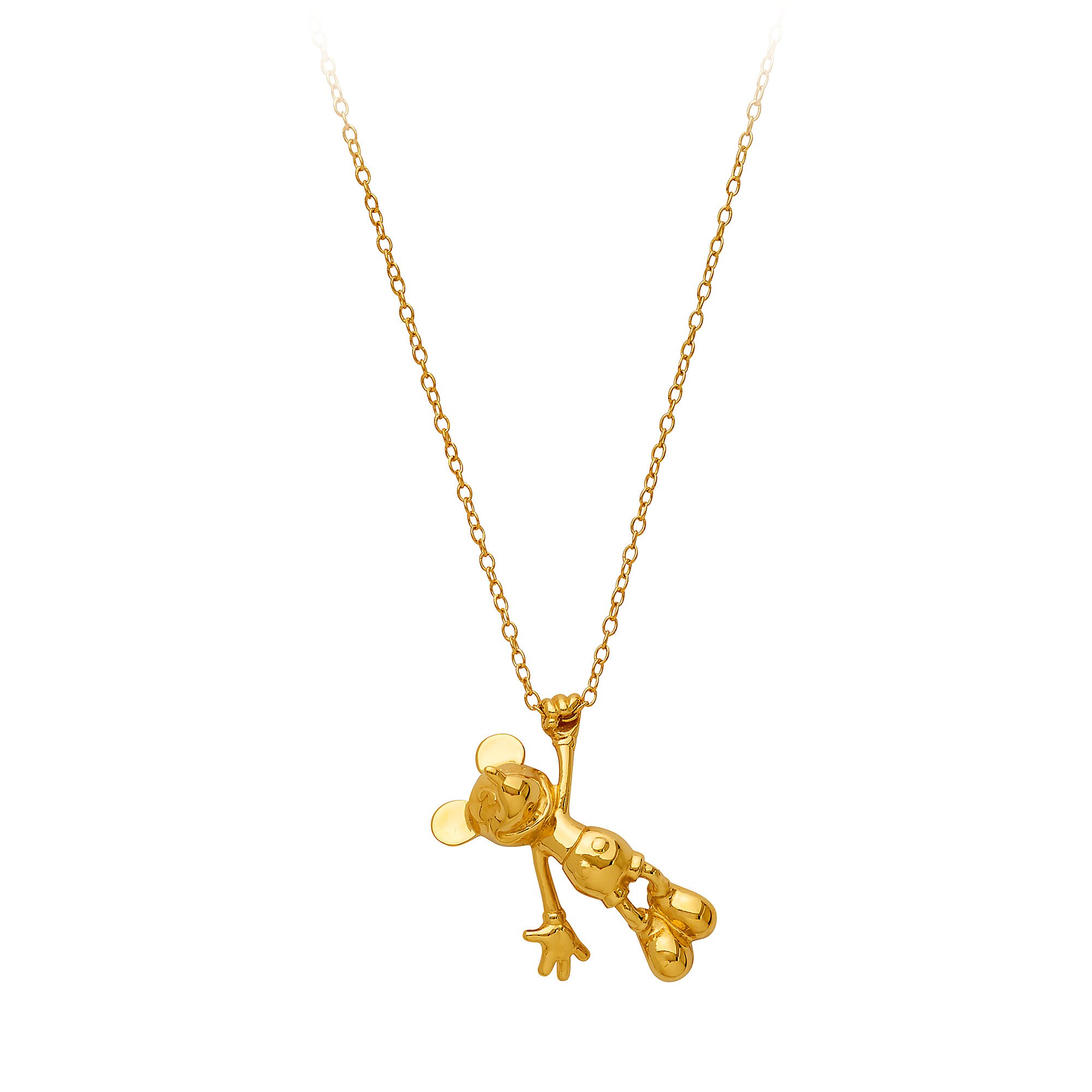 Mickey The True Original Gold Necklace by RockLove - Gold Collection