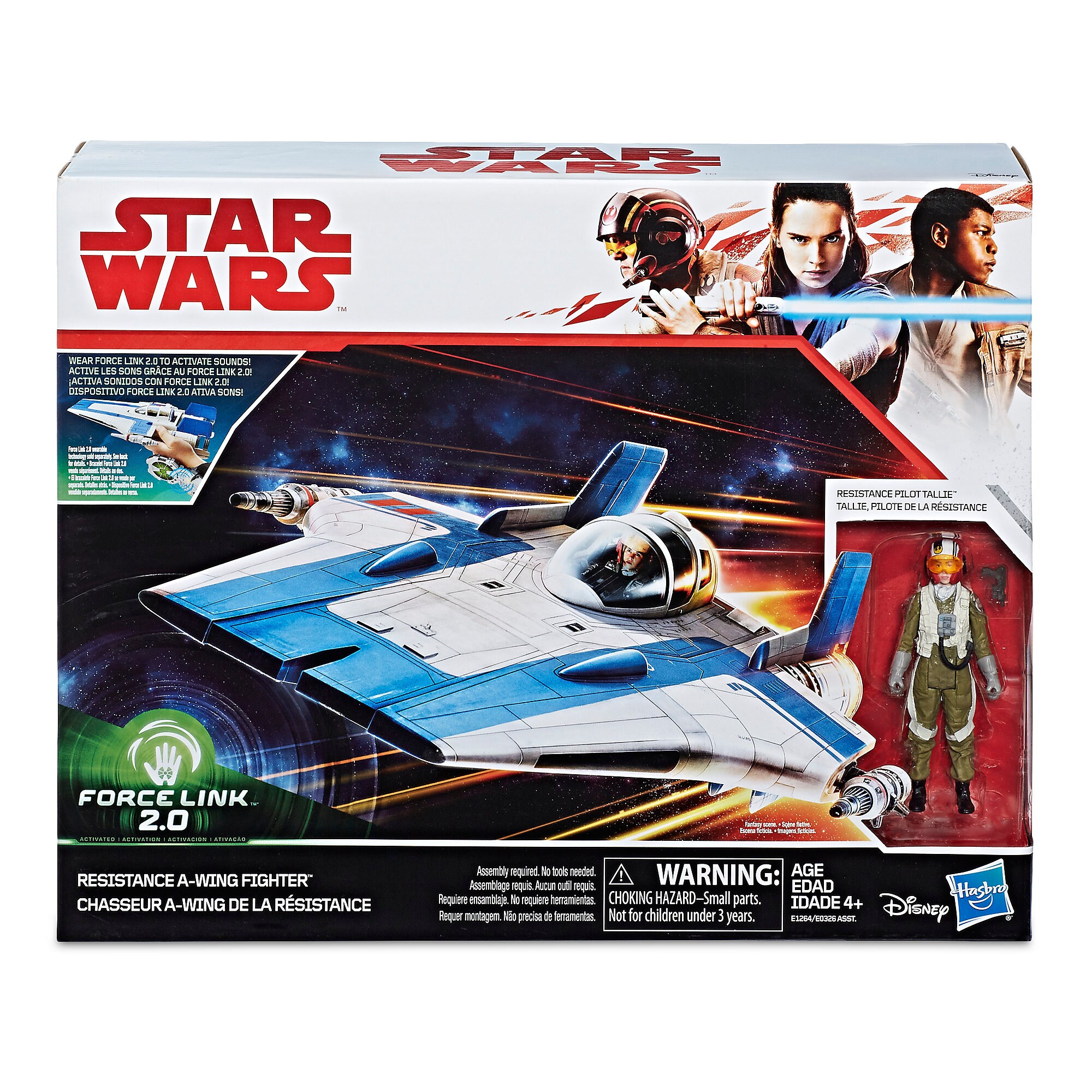 Resistance Pilot Tallie Action Figure and A-Wing Fighter Force Link 2.0 Set - Star Wars: The Last Jedi