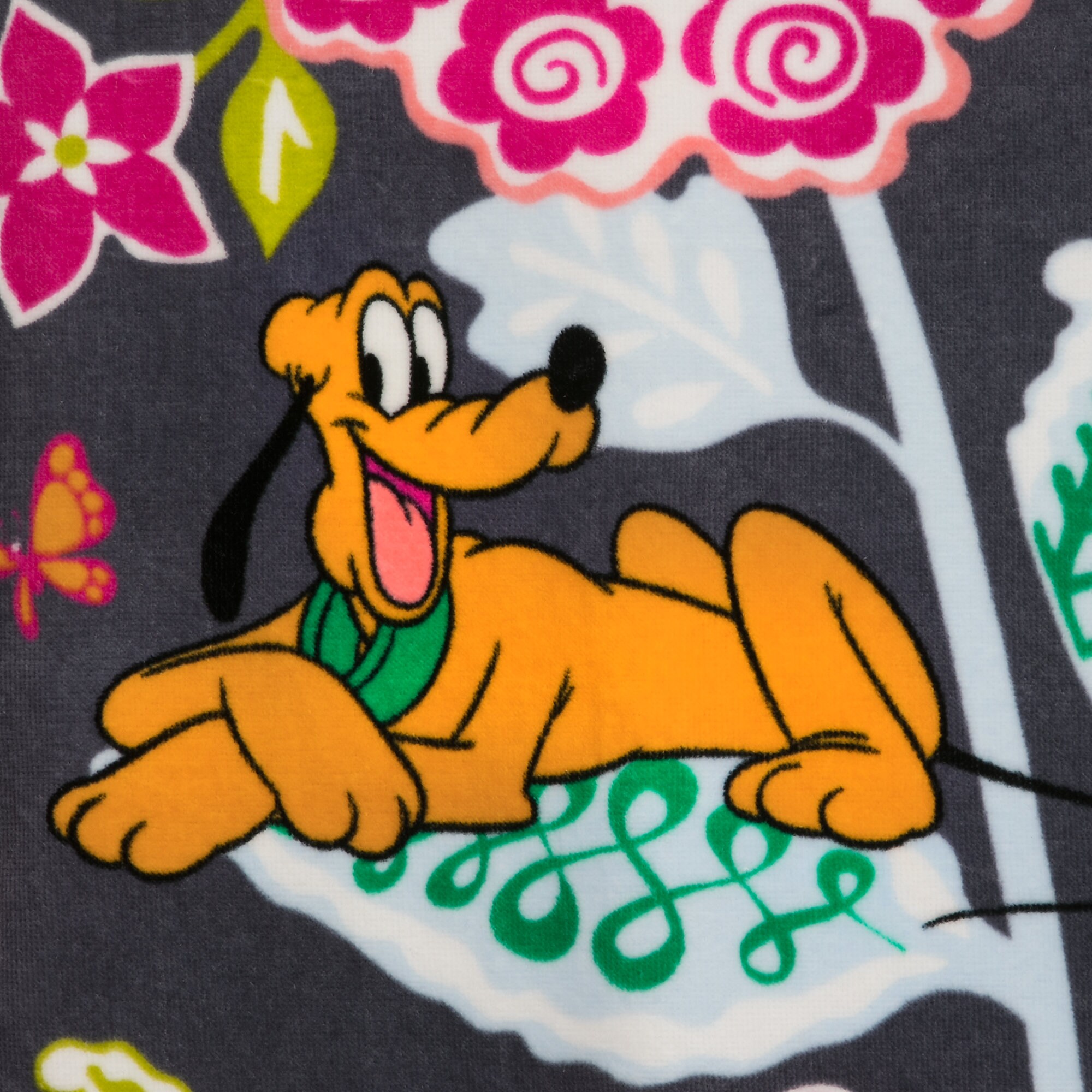 Mickey Mouse and Friends Floral Beach Towel by Vera Bradley