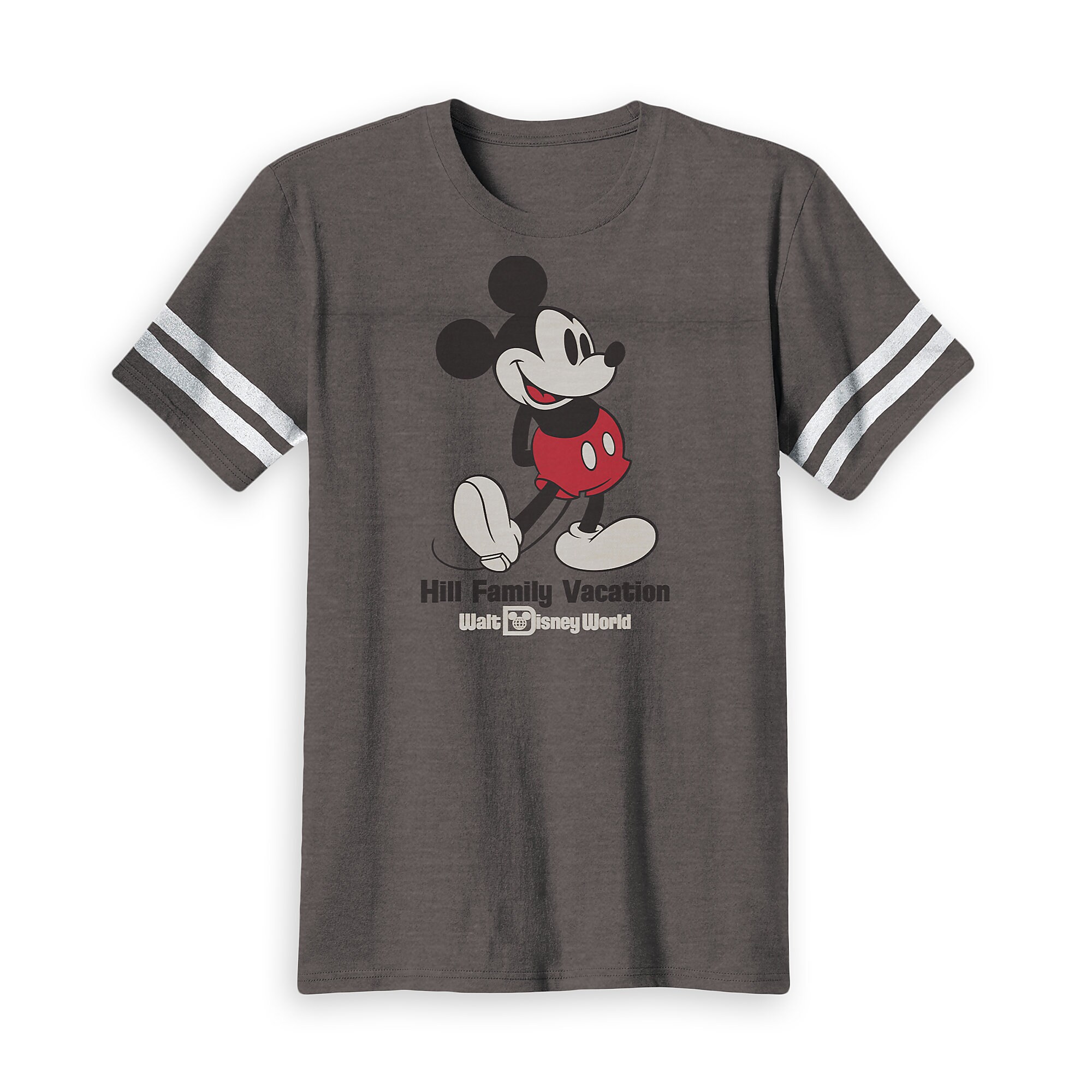 Kids' Mickey Mouse Family Vacation Football T-Shirt - Walt Disney World - Customized
