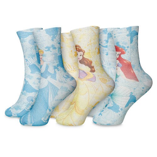 Disney Princess Socks for Kids 3Pack shopDisney