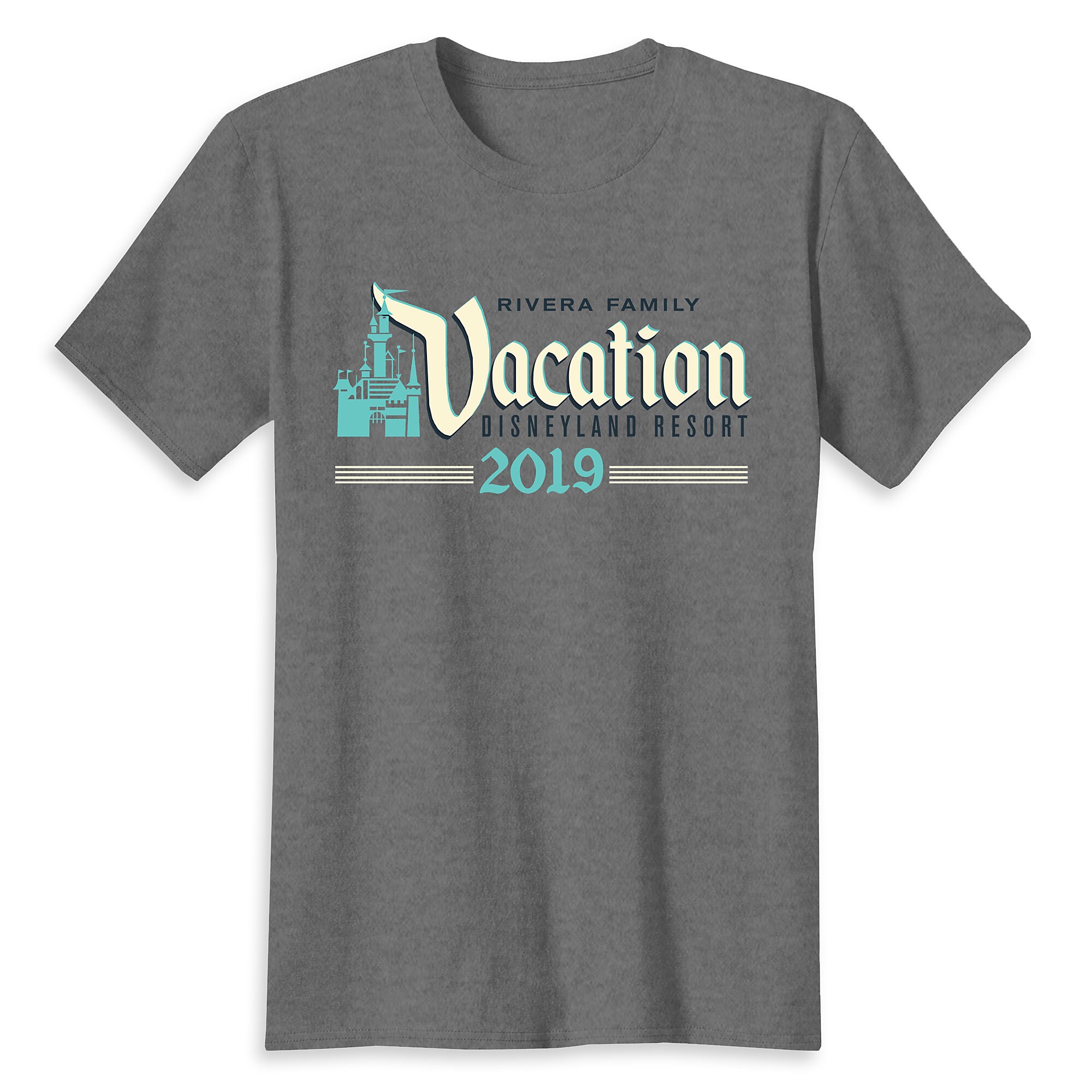 Adults Disneyland Castle Family Vacation 2019 T-Shirt - Customized