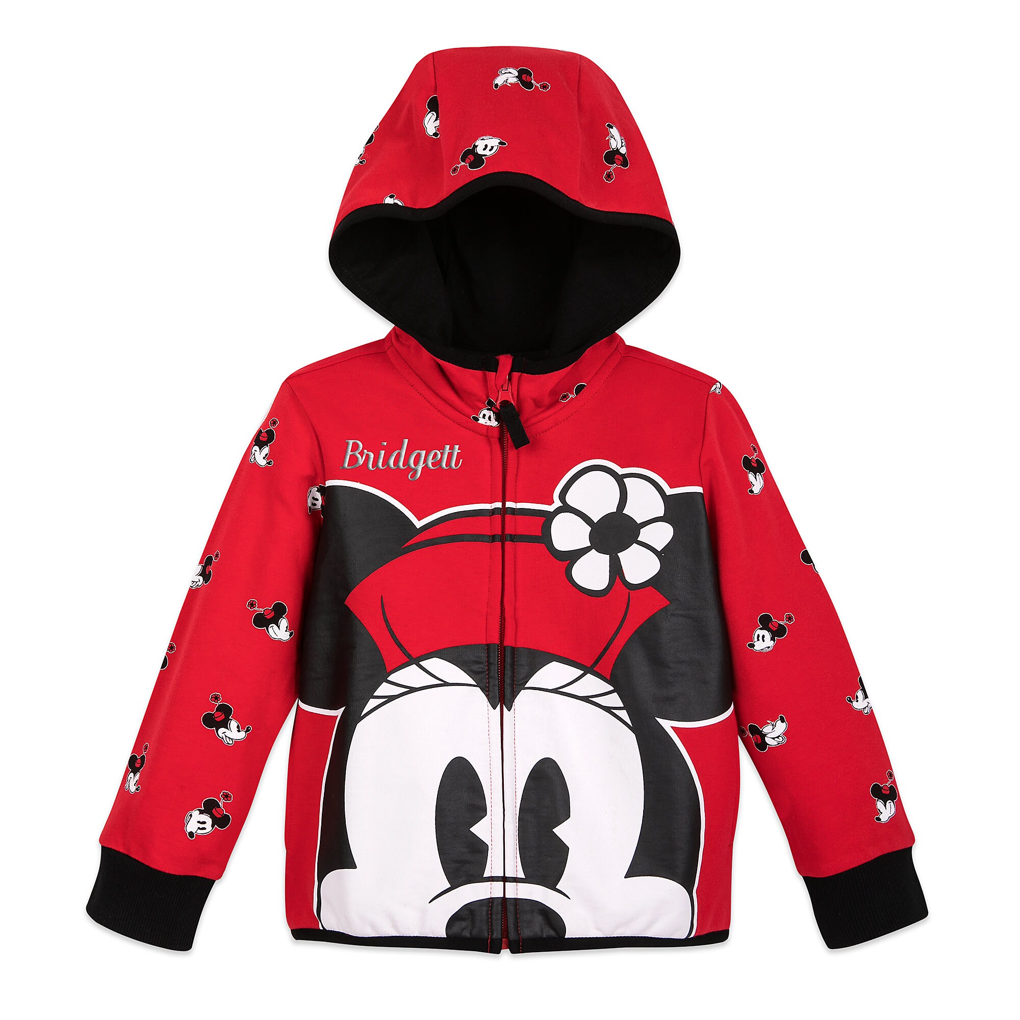 Minnie Mouse Zip-Up Hoodie for Kids - Personalized is now out – Dis ...