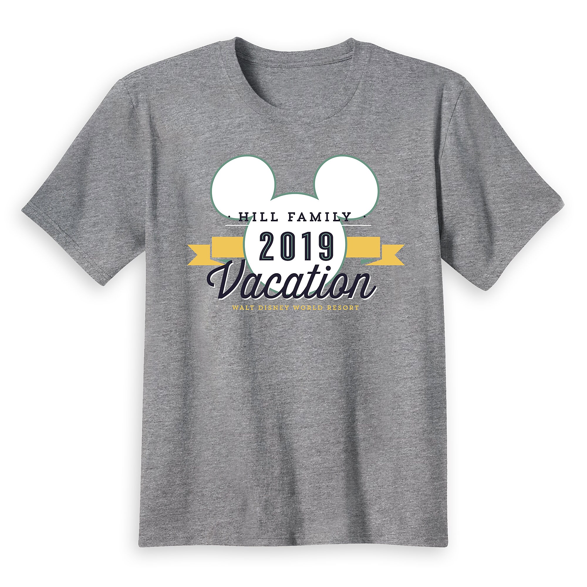 Kids' Mickey Mouse Family Vacation T-Shirt - Walt Disney World Resort - 2019 - Customized