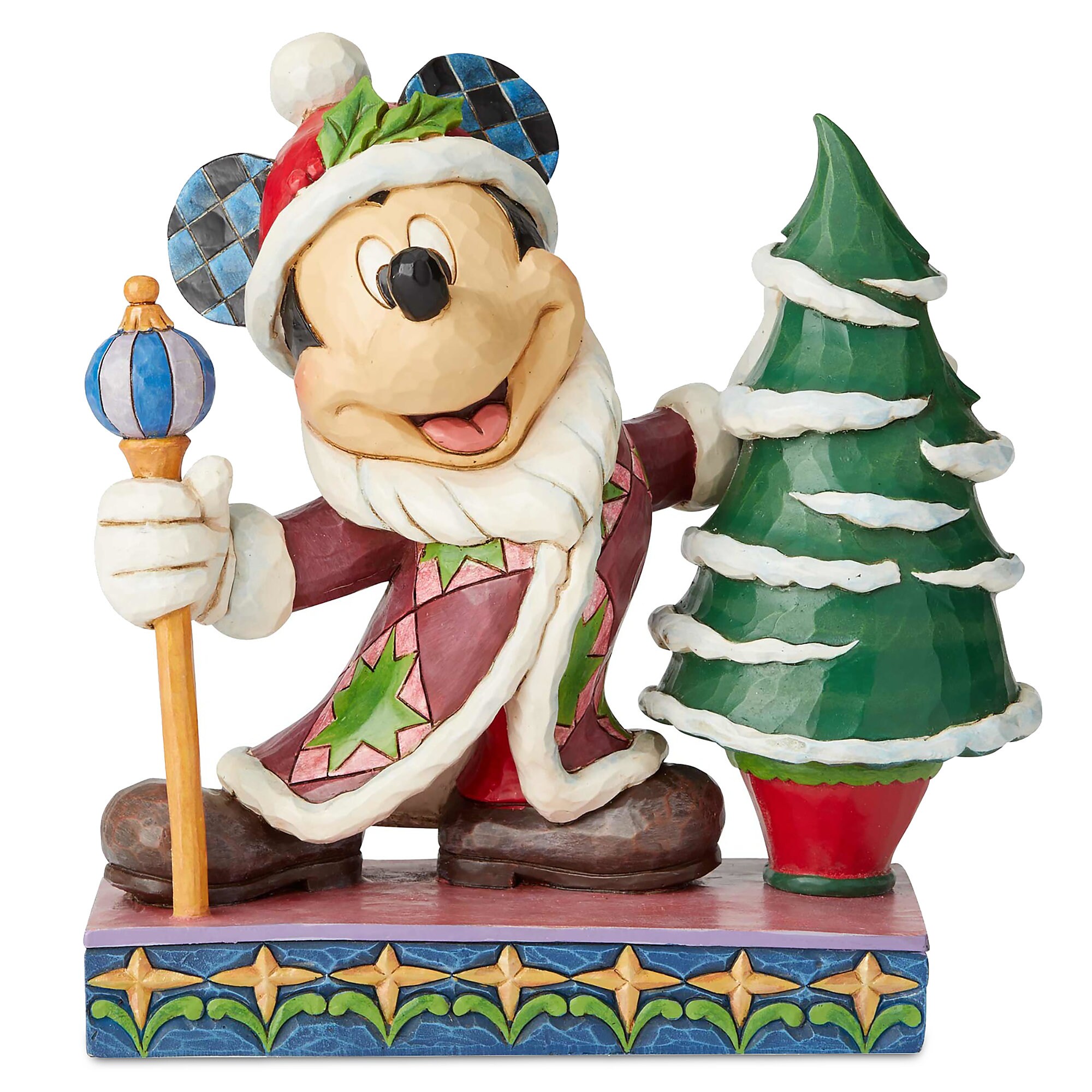 Mickey Mouse Father Christmas Figure by Jim Shore